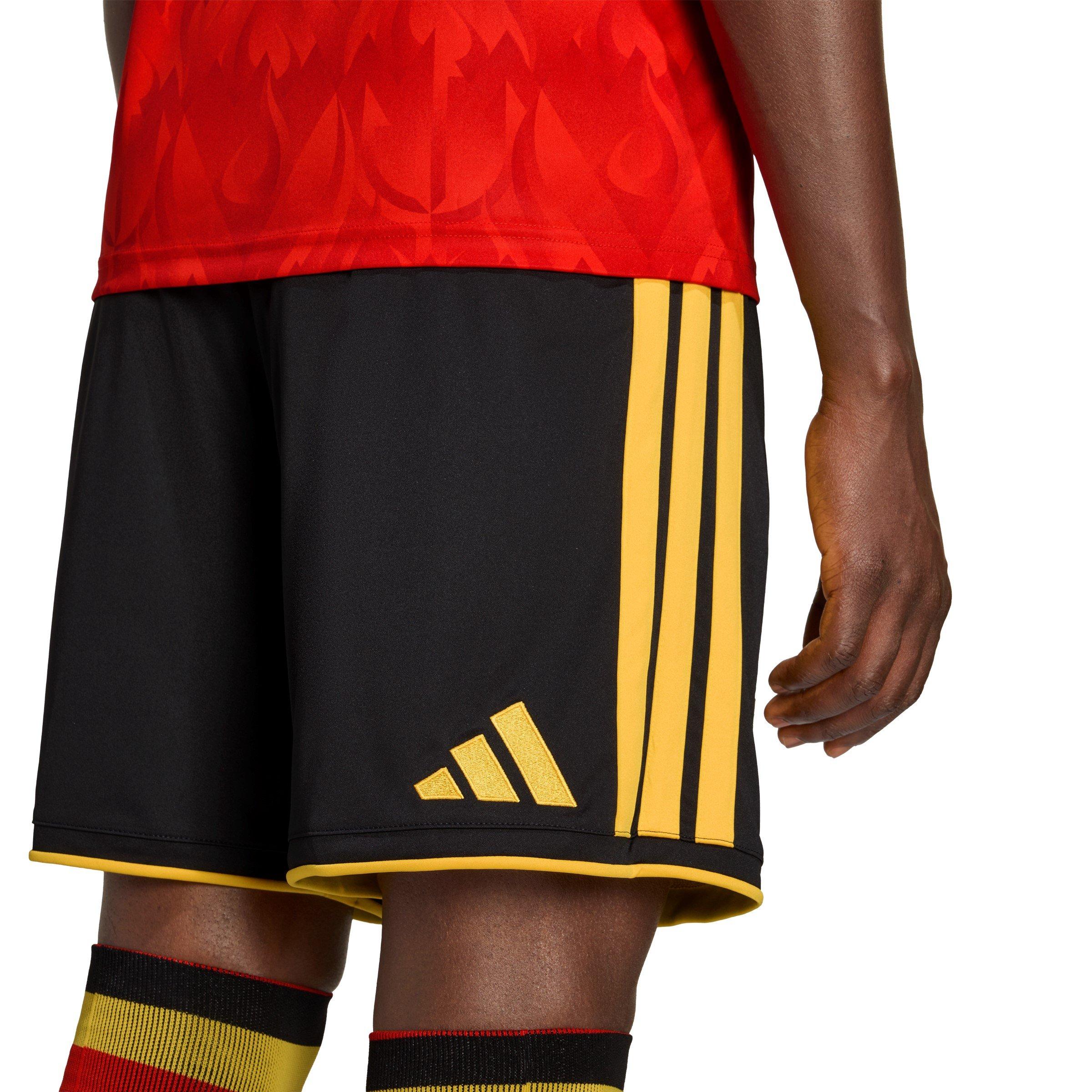 Black/Gold - adidas - Belgium Home Shorts World Cup 2026 Mens - 5