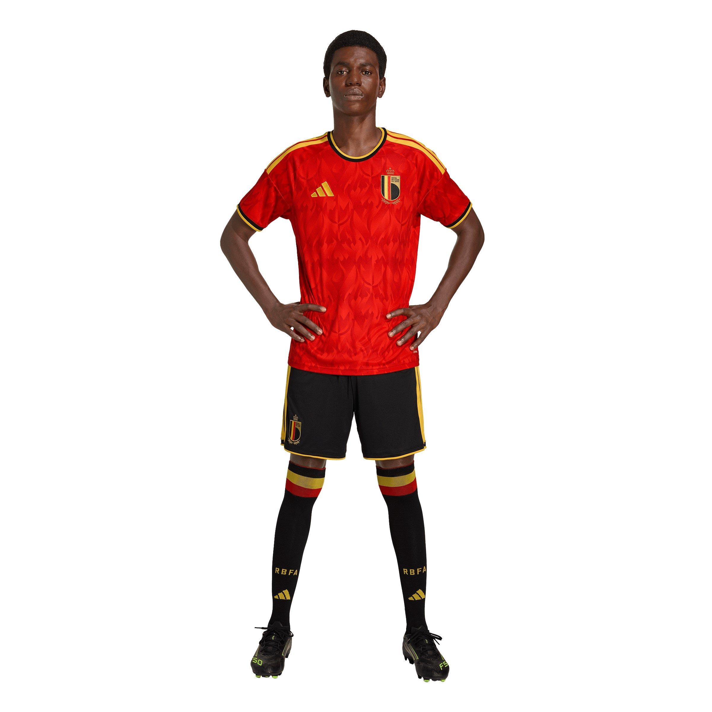 Black/Gold - adidas - Belgium Home Shorts World Cup 2026 Mens - 6