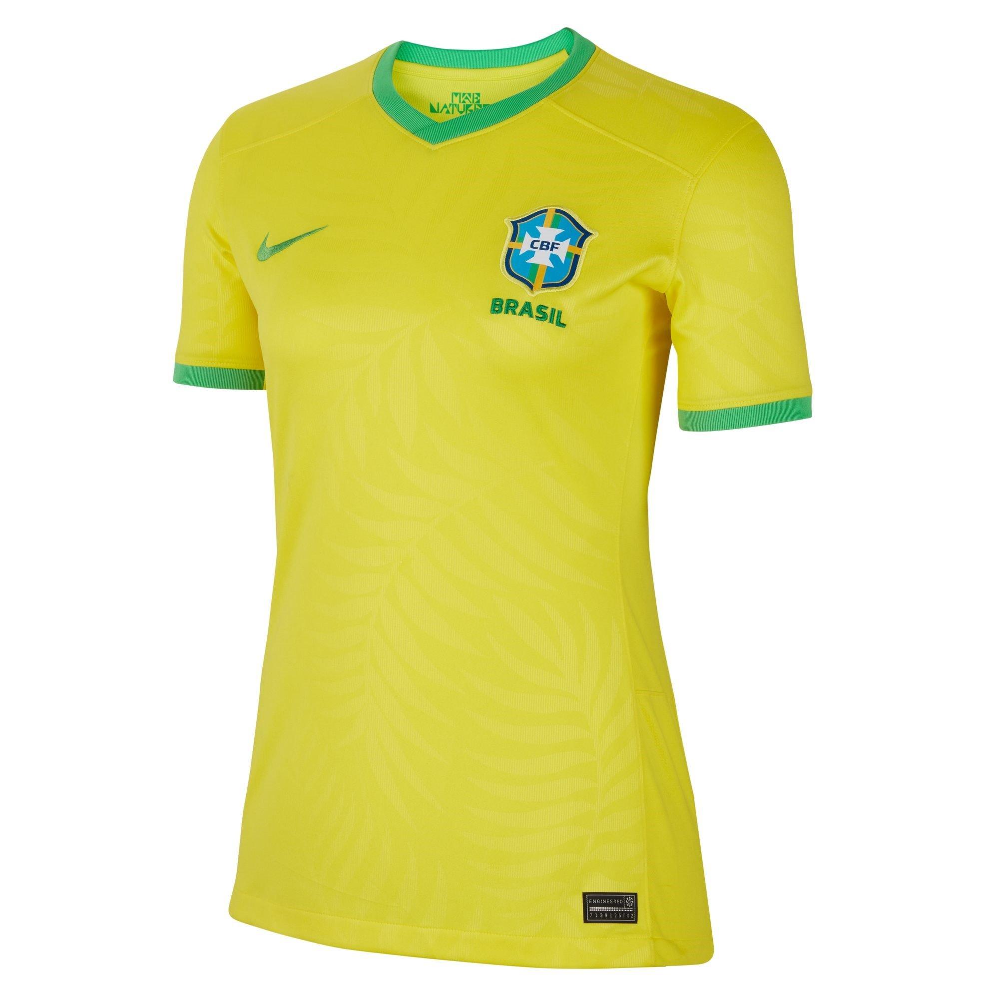 Nike, Brazil Home Shirt 2023 Womens, Internationale Nachbildungen von  Trikots