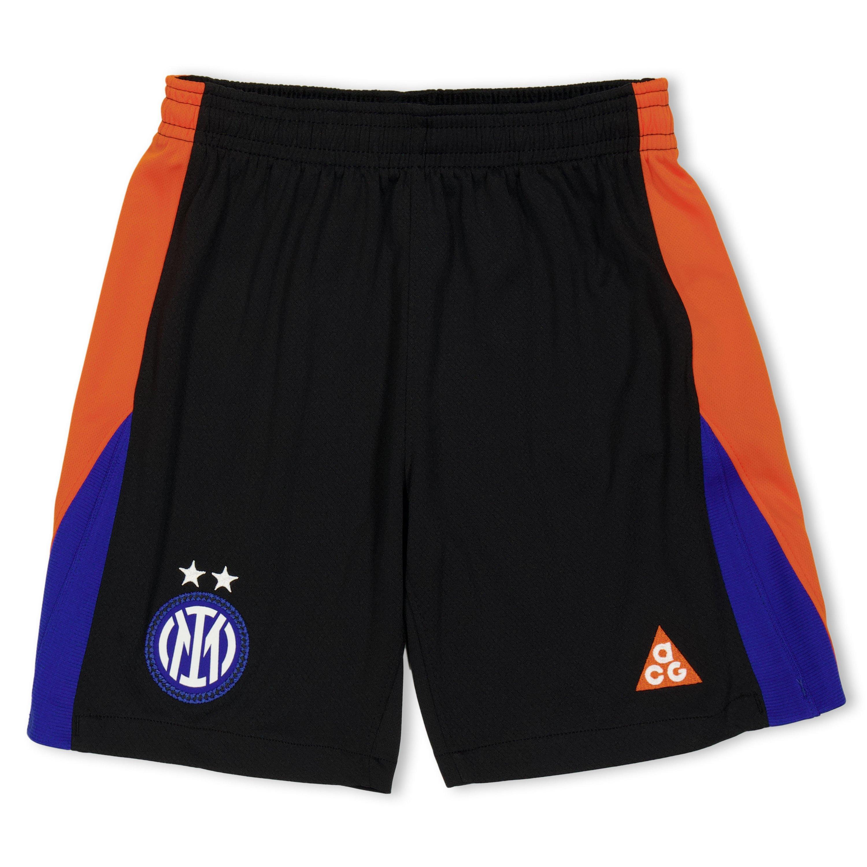 Black/Orange - Nike - Kids Inter Milan Fourth Short 25/26 - 1