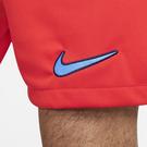 Rouge/Bleu - Nike - Wide Leg Pants High Rise Pleated - 4