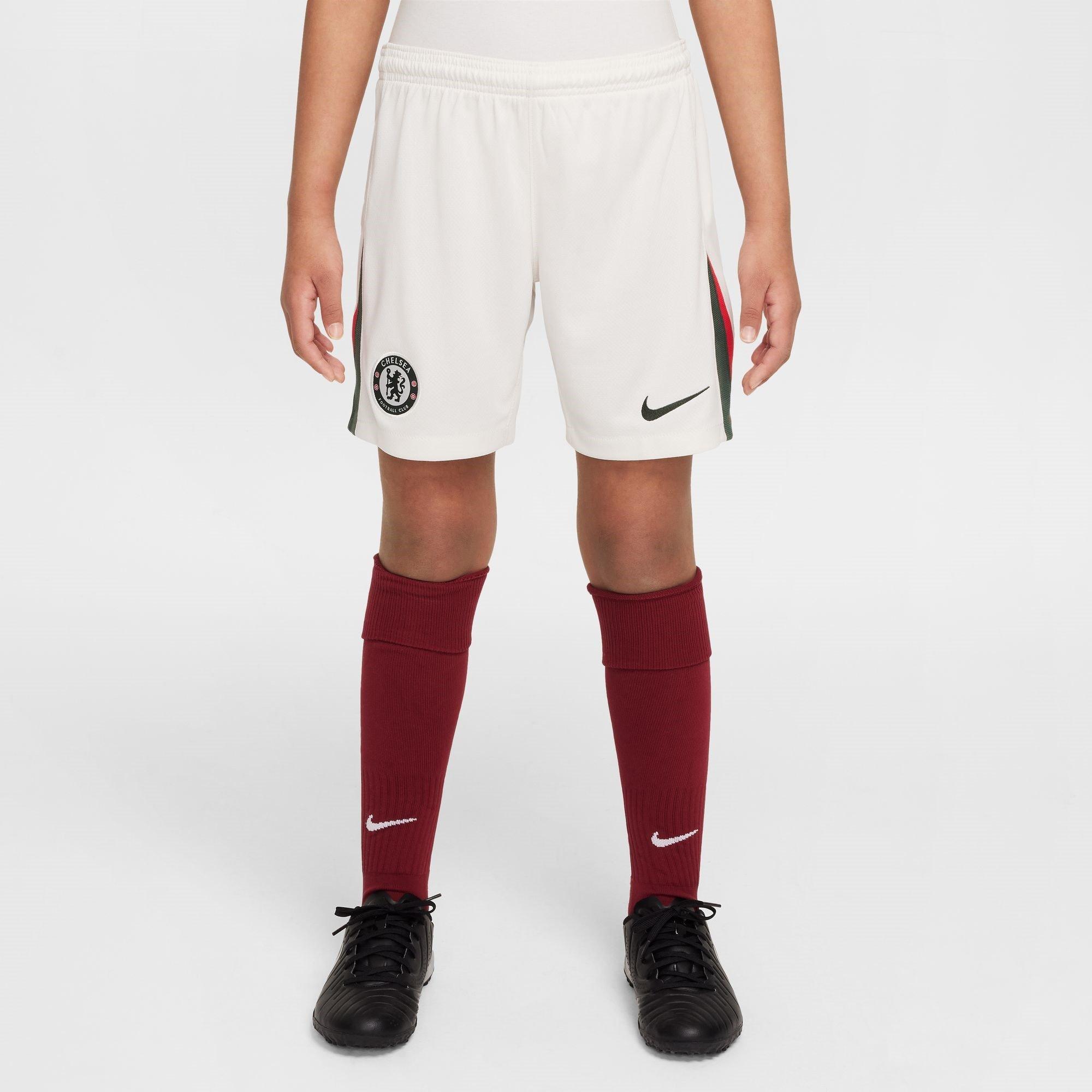 White/Red - Nike - Chelsea Away Shorts 2025 2026 Juniors - 3
