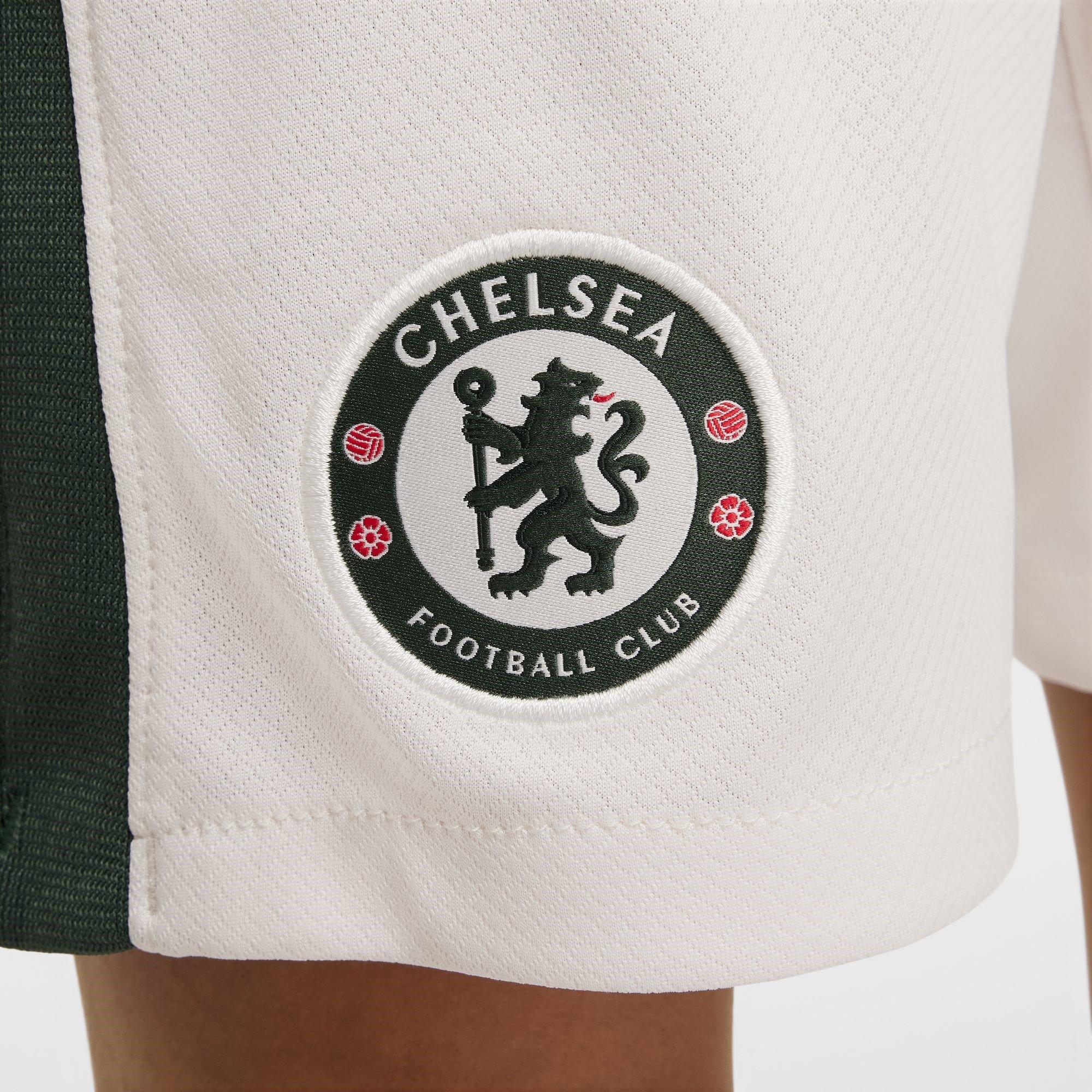 White/Red - Nike - Chelsea Away Shorts 2025 2026 Juniors - 6