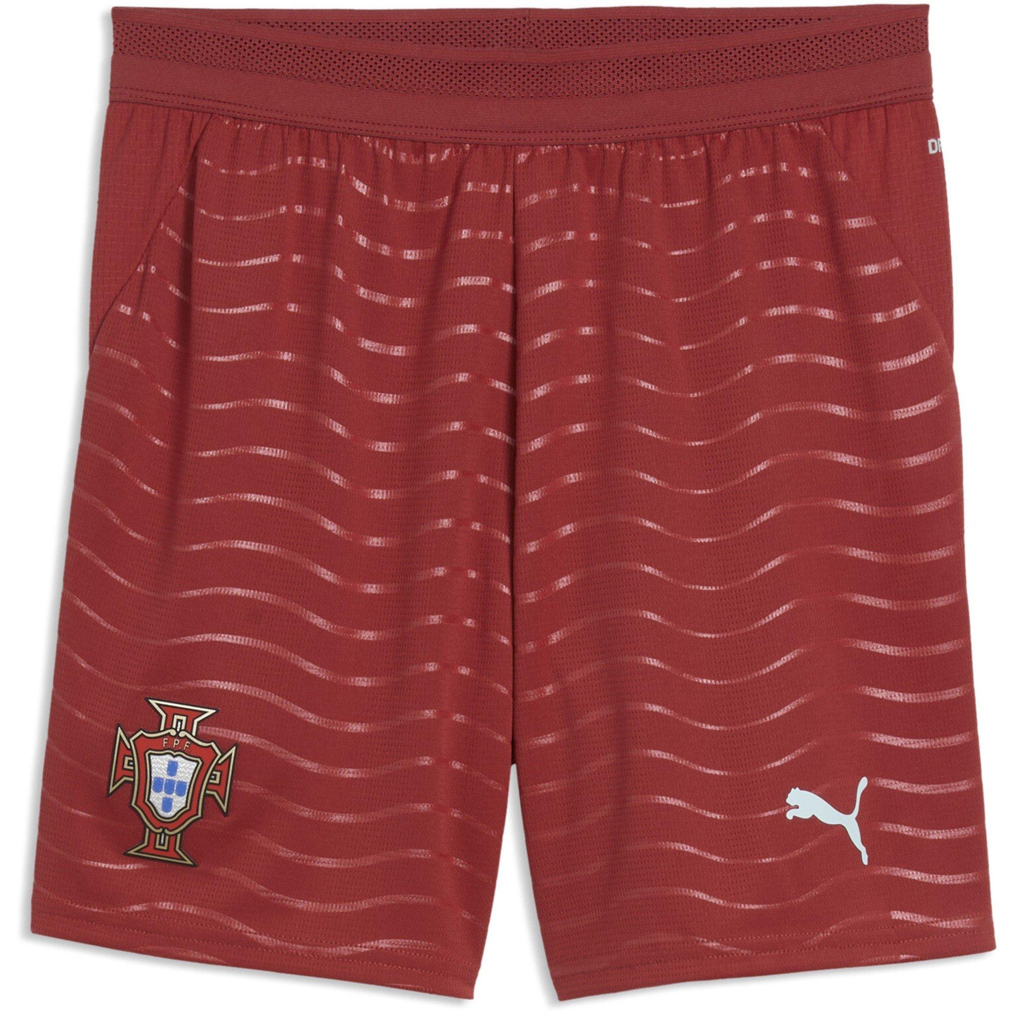Puma  Kids Portugal Home Shorts World Cup 2026 Juniors - Red/Green - 13 (XL)
