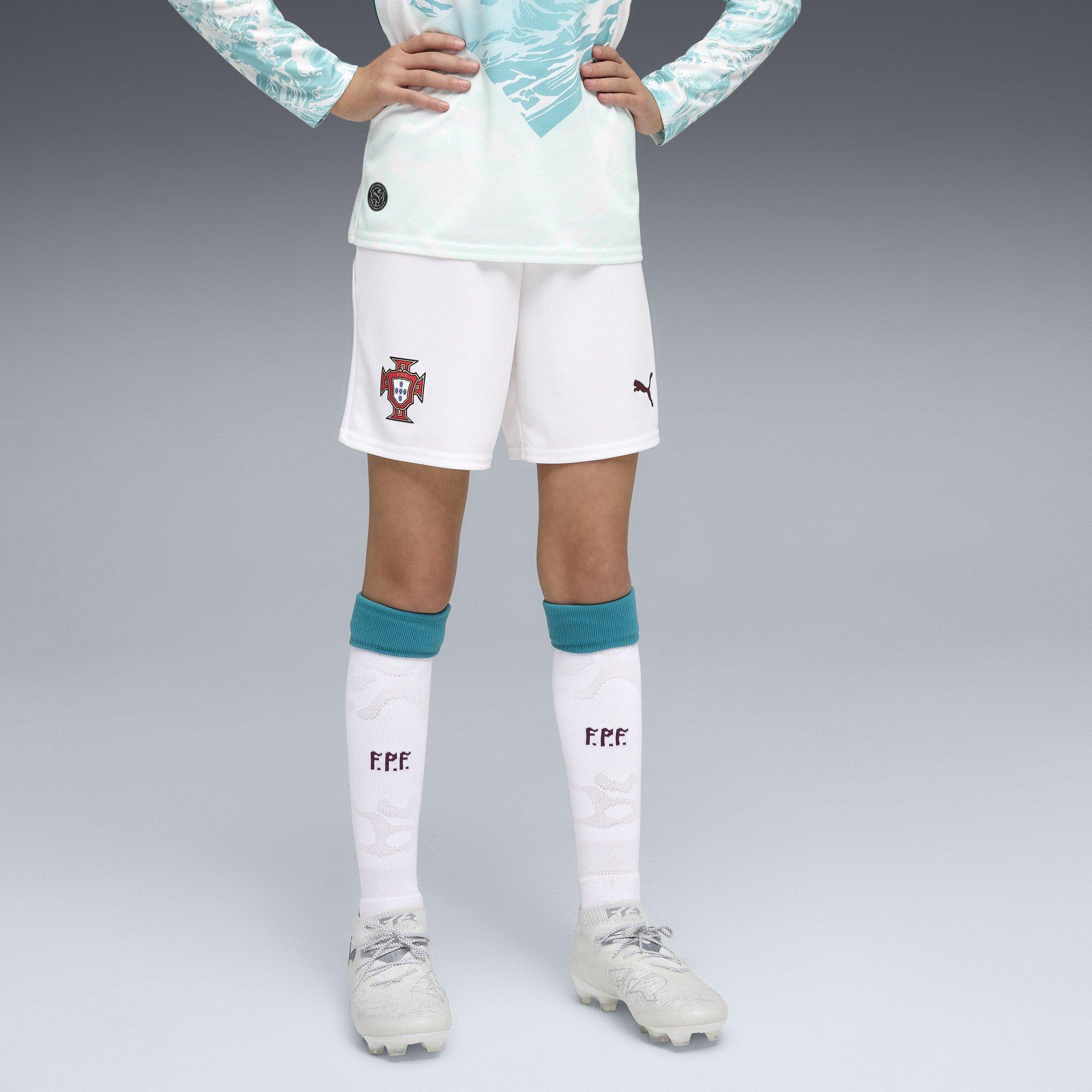 Wit/Groen - Puma - Unisex Kids' Portugal FIFA World Cup 2026™ Football Shorts - 3