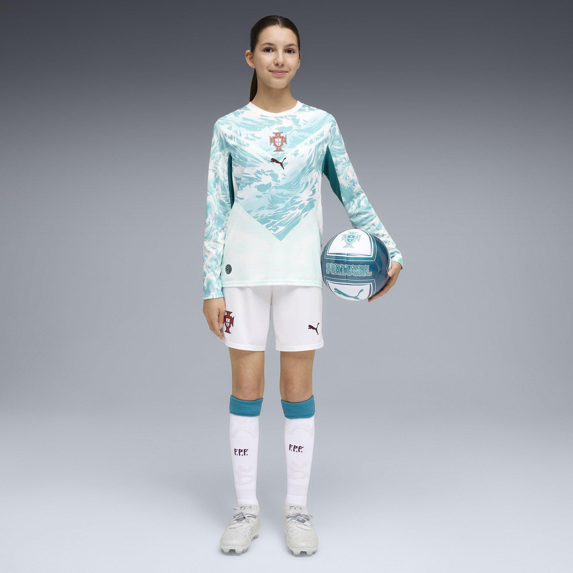 Wit/Groen - Puma - Unisex Kids' Portugal FIFA World Cup 2026™ Football Shorts - 6