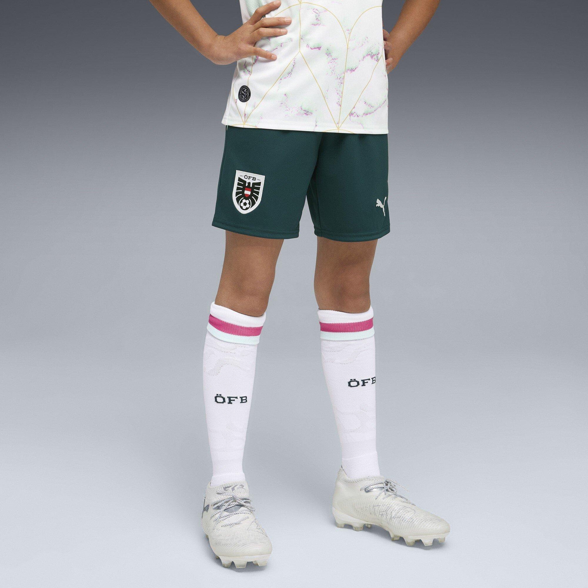 Grün/Mint - Puma - Unisex Kids' Austria FIFA World Cup 2026™ Football Shorts - 3