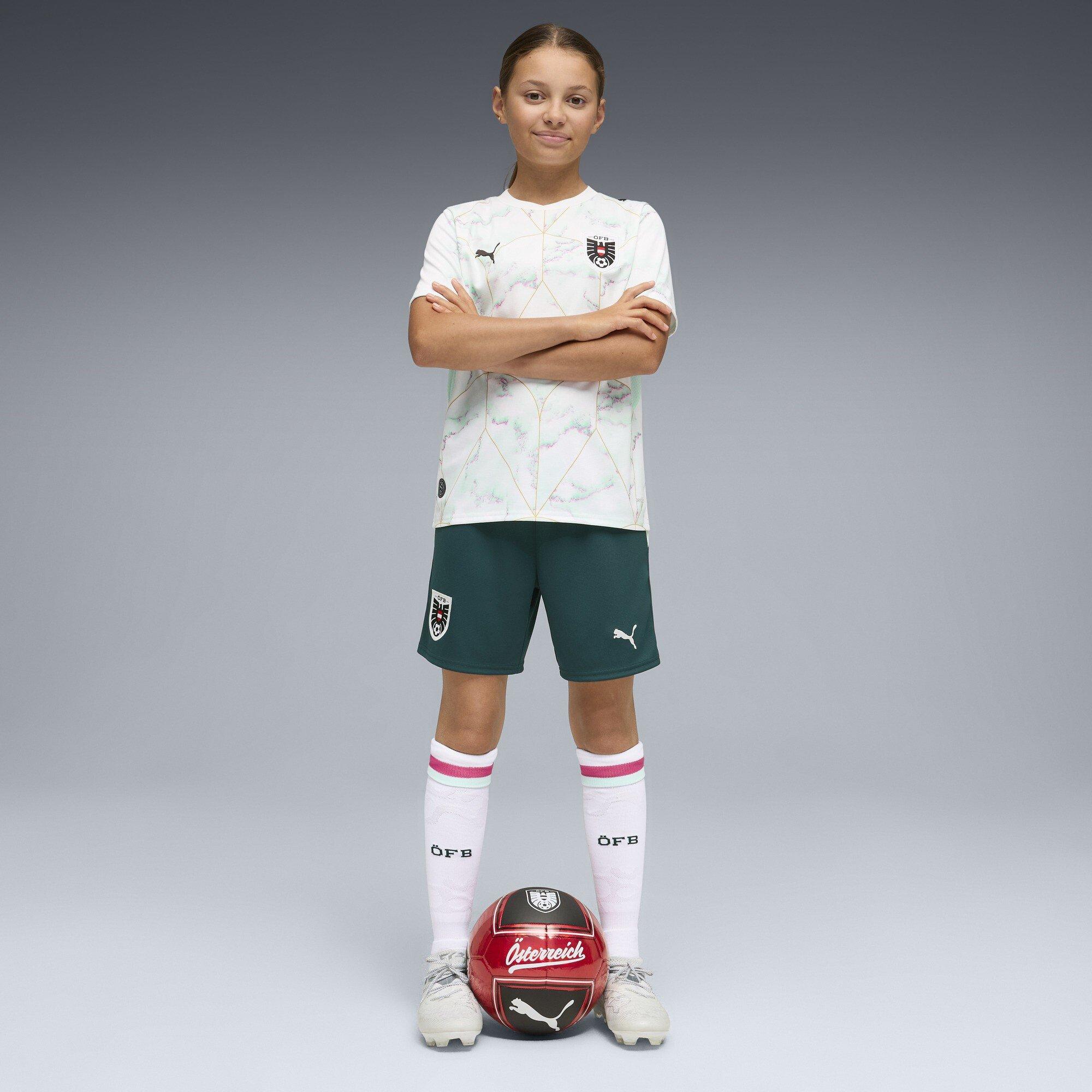 Grün/Mint - Puma - Unisex Kids' Austria FIFA World Cup 2026™ Football Shorts - 5