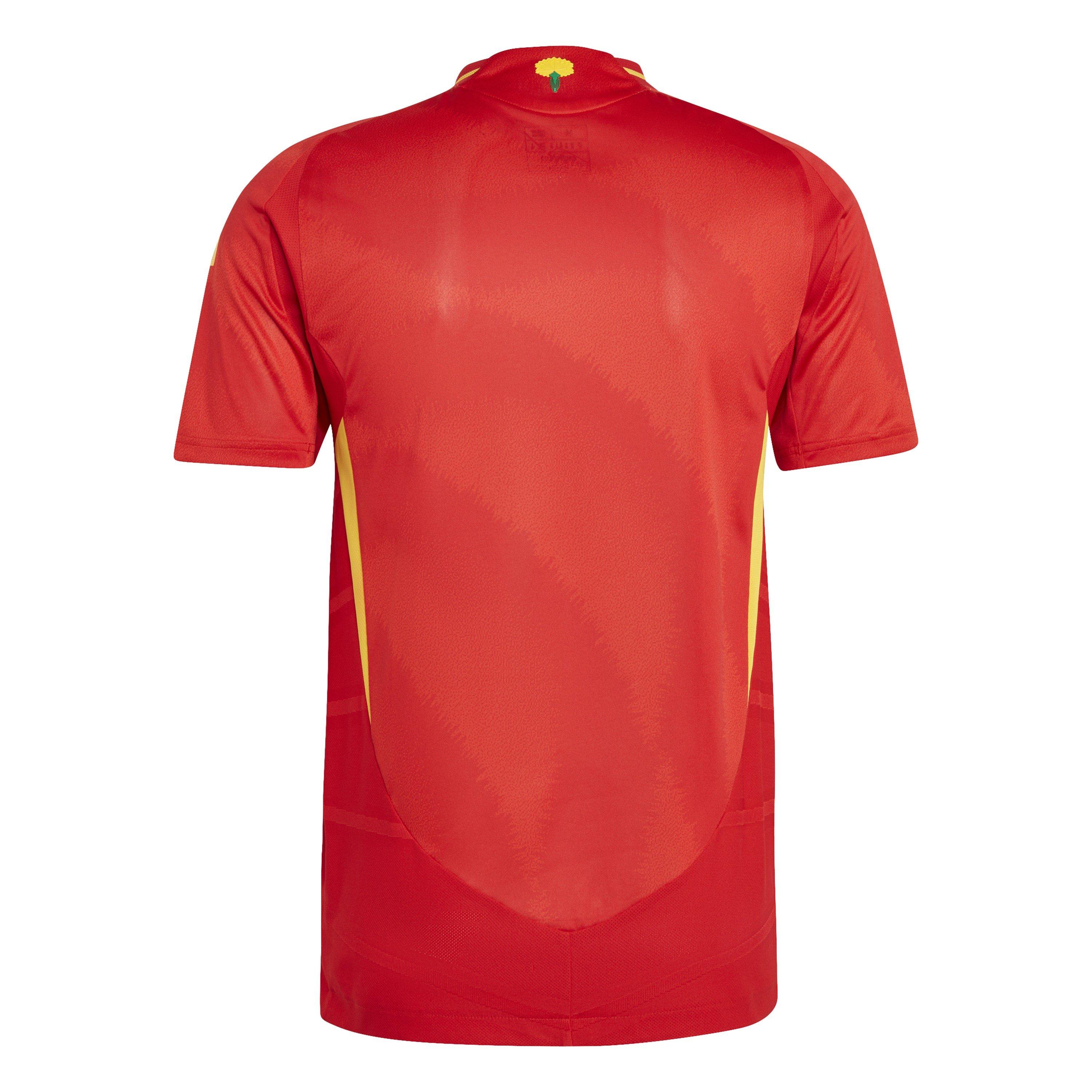 Red - adidas - Spain Home Shirt 2024 Mens - 2