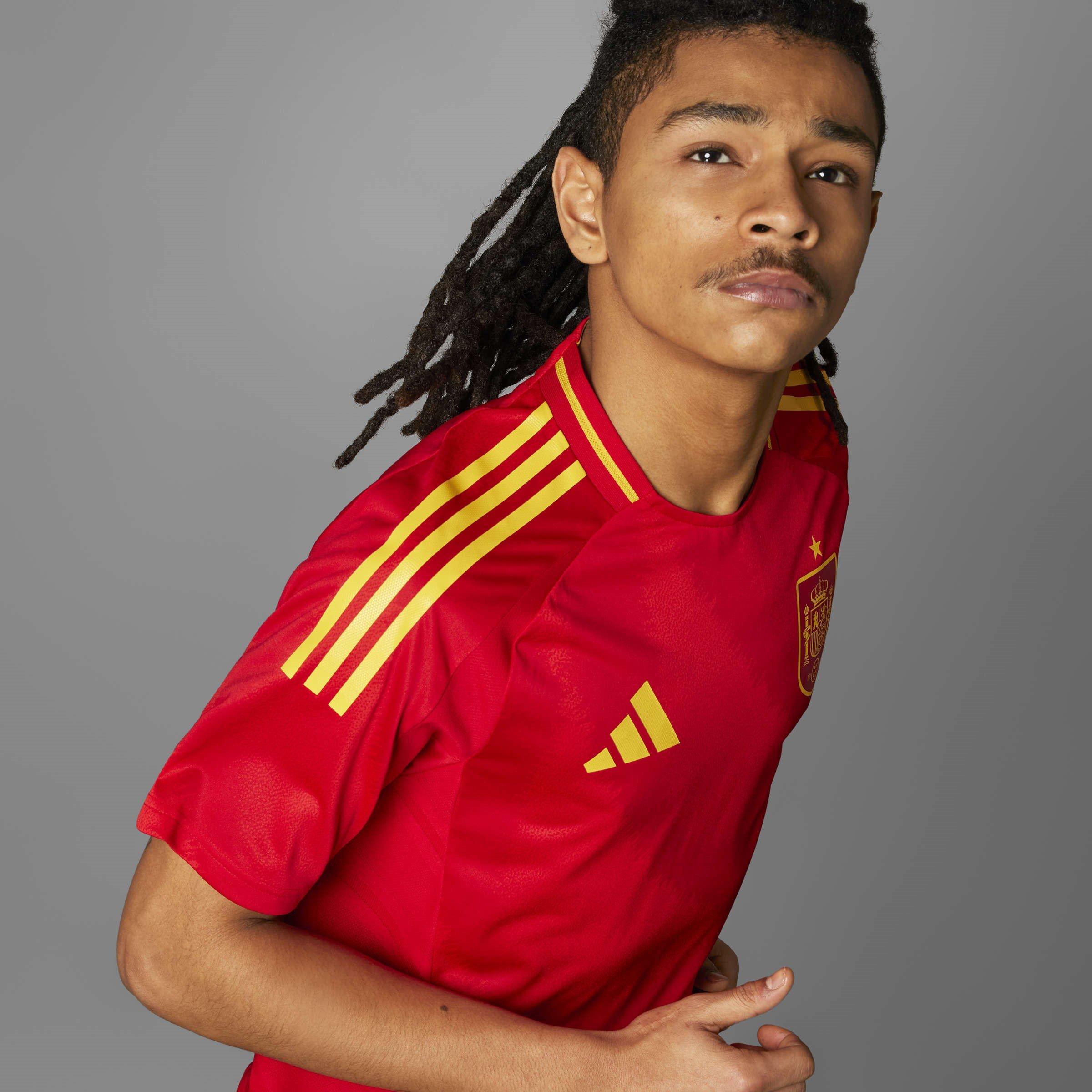 Red - adidas - Spain Home Shirt 2024 Mens - 11