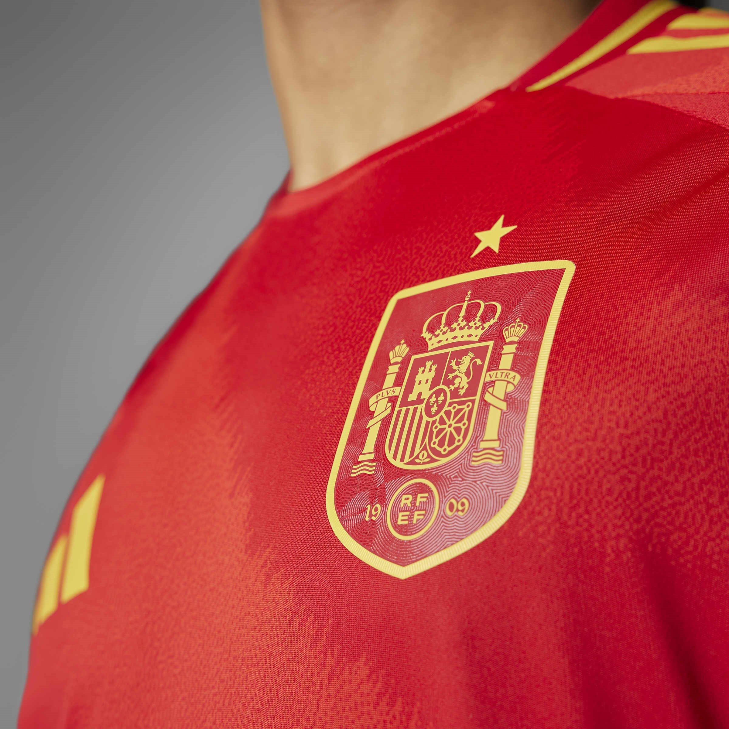 Red - adidas - Spain Home Shirt 2024 Mens - 13