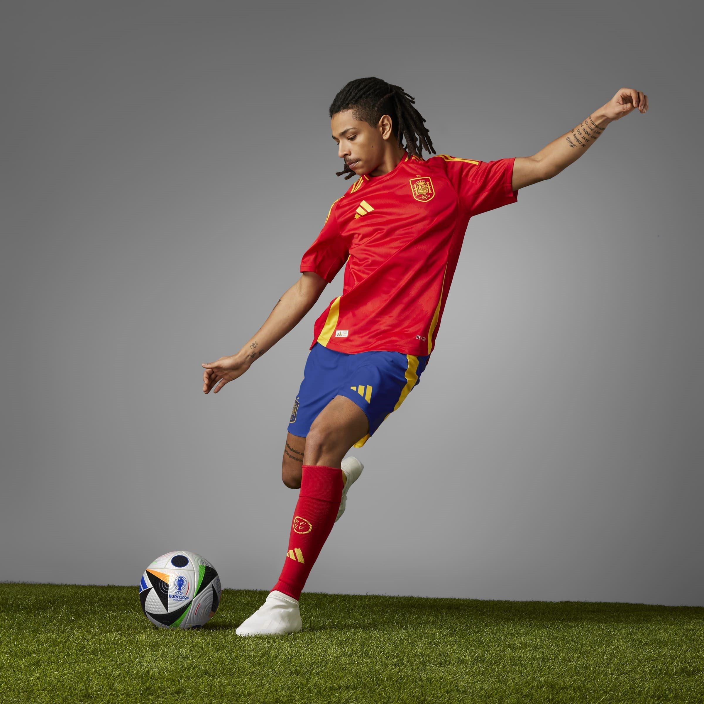 Red - adidas - Spain Home Shirt 2024 Mens - 14