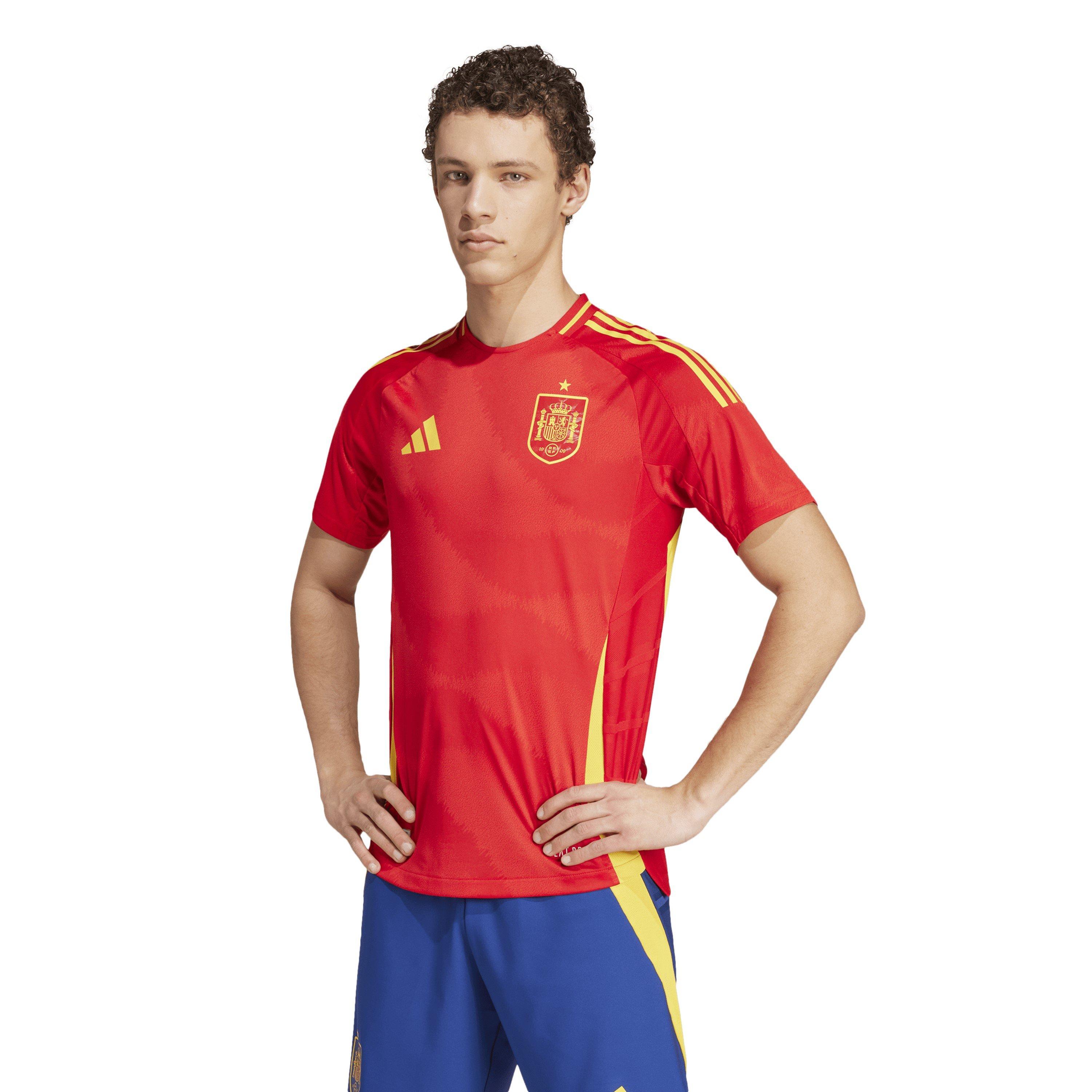 Red - adidas - Spain Home Shirt 2024 Mens - 3