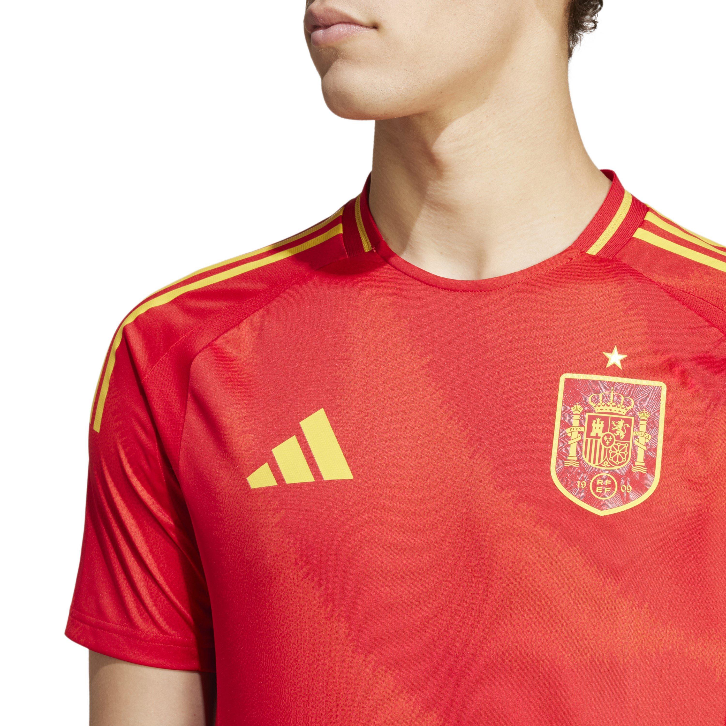 Red - adidas - Spain Home Shirt 2024 Mens - 6