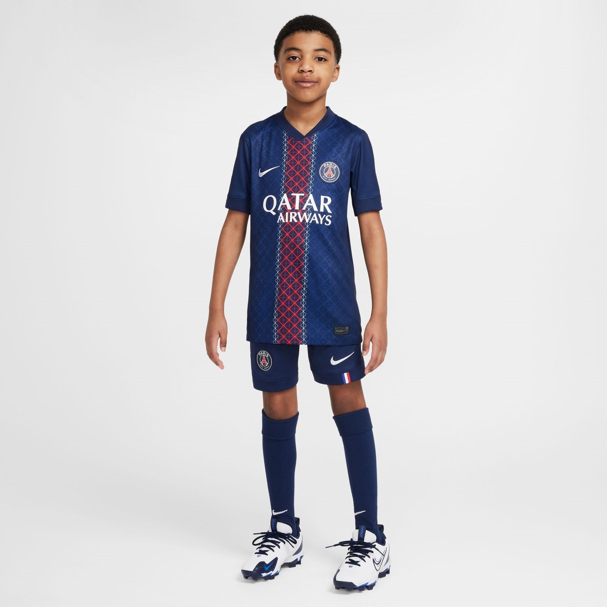 Midnight Navy - Nike - Paris Saint-Germain Home Shorts 2025 2026 Juniors - 7