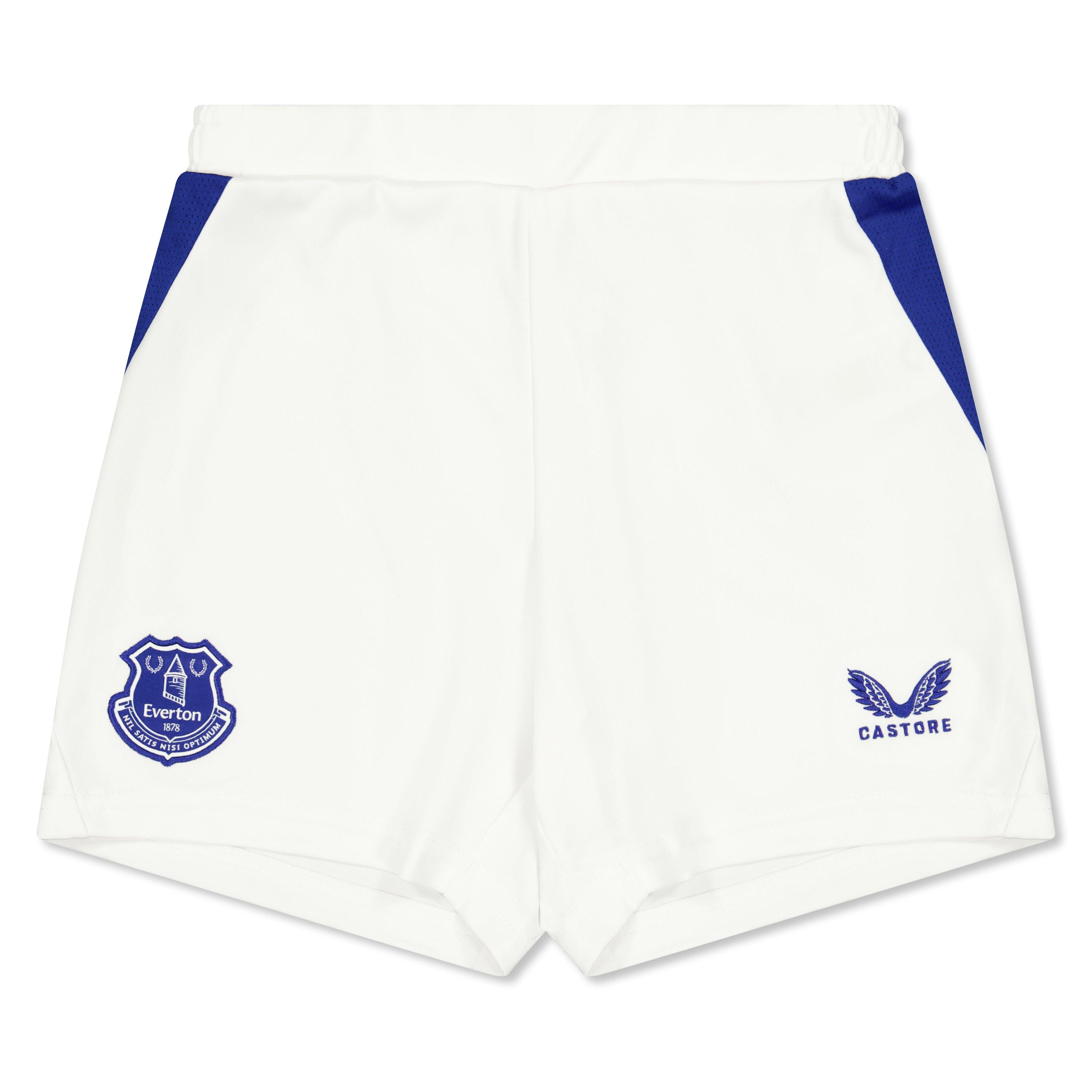 White/Blue - Castore - Everton Home Short 2026/27 Juniors - 1