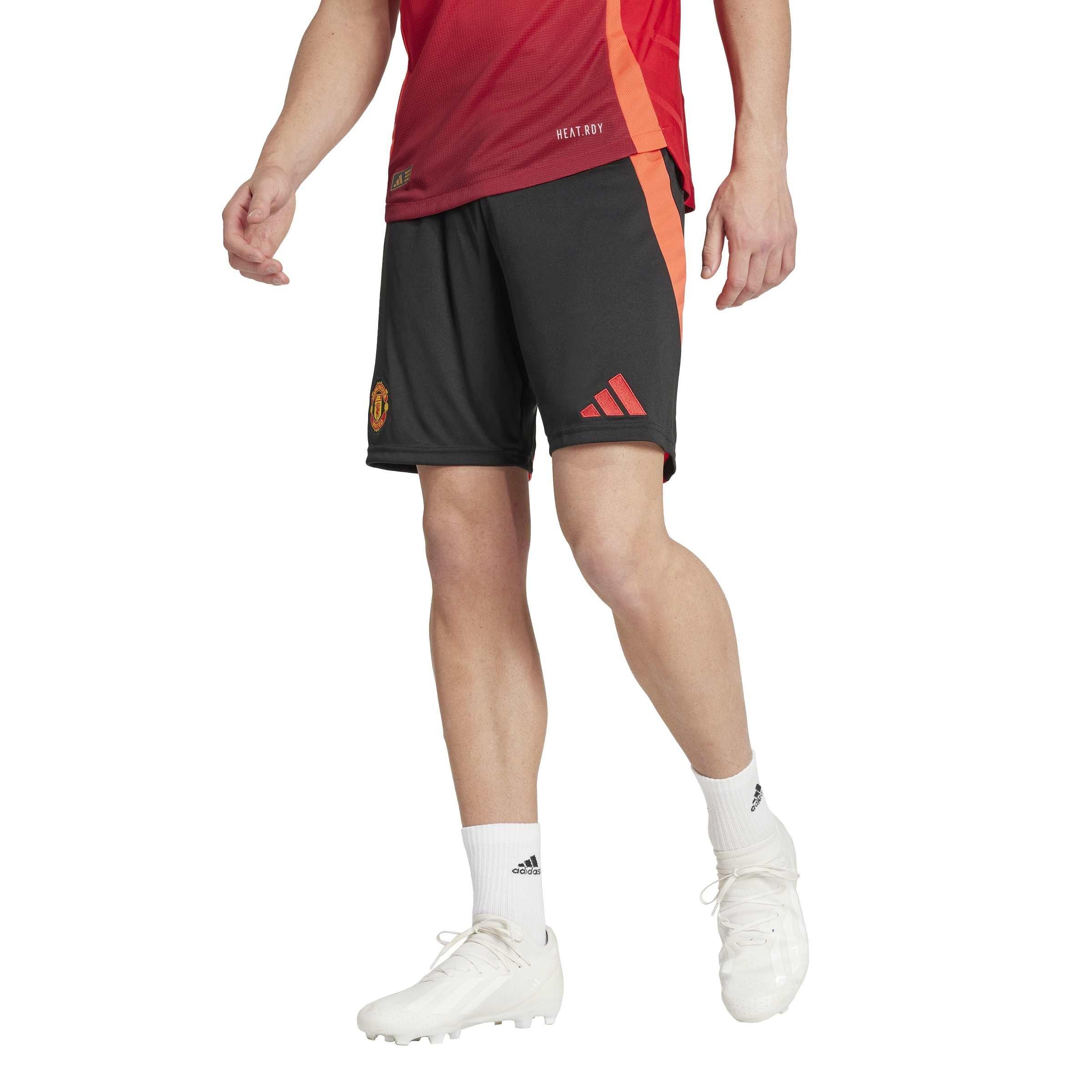 Crna - adidas - adidas Mufc H Sho Football Short Mens - 2