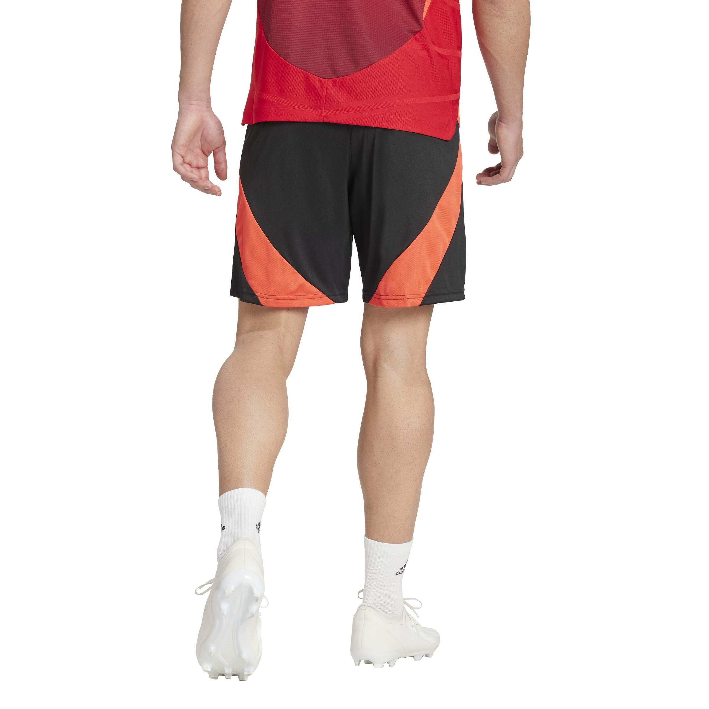 Crna - adidas - adidas Mufc H Sho Football Short Mens - 3