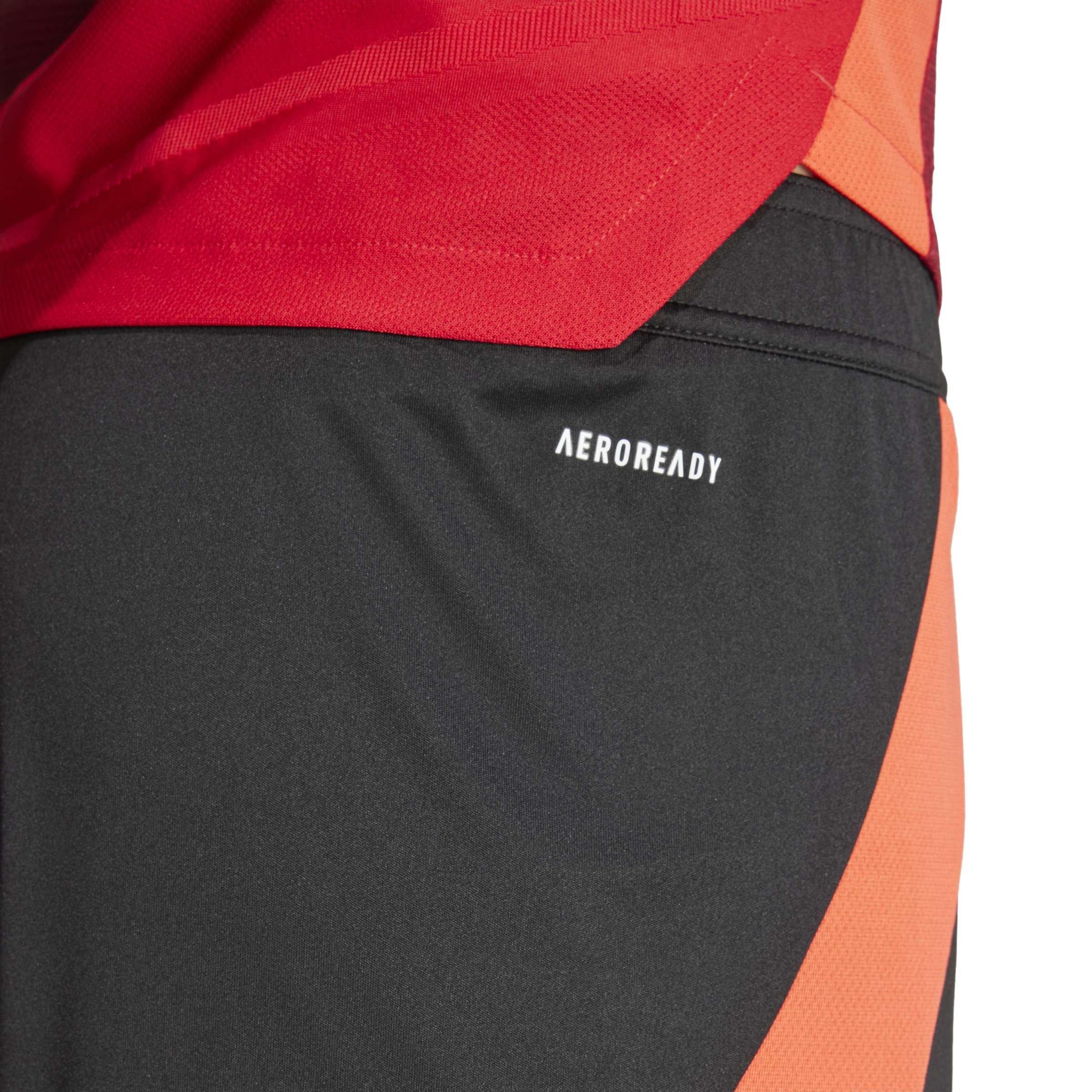 Crna - adidas - adidas Mufc H Sho Football Short Mens - 5