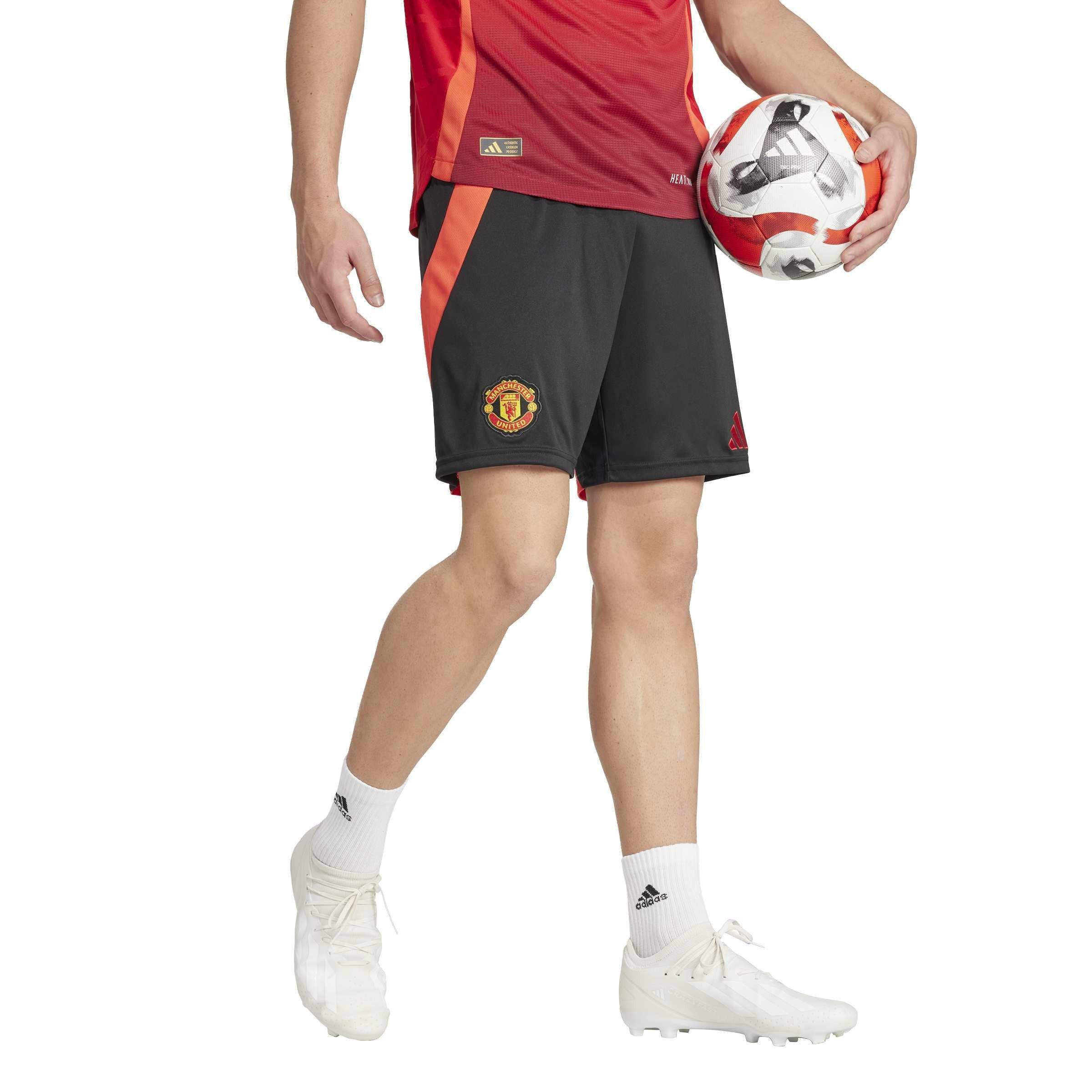 Crna - adidas - adidas Mufc H Sho Football Short Mens - 6