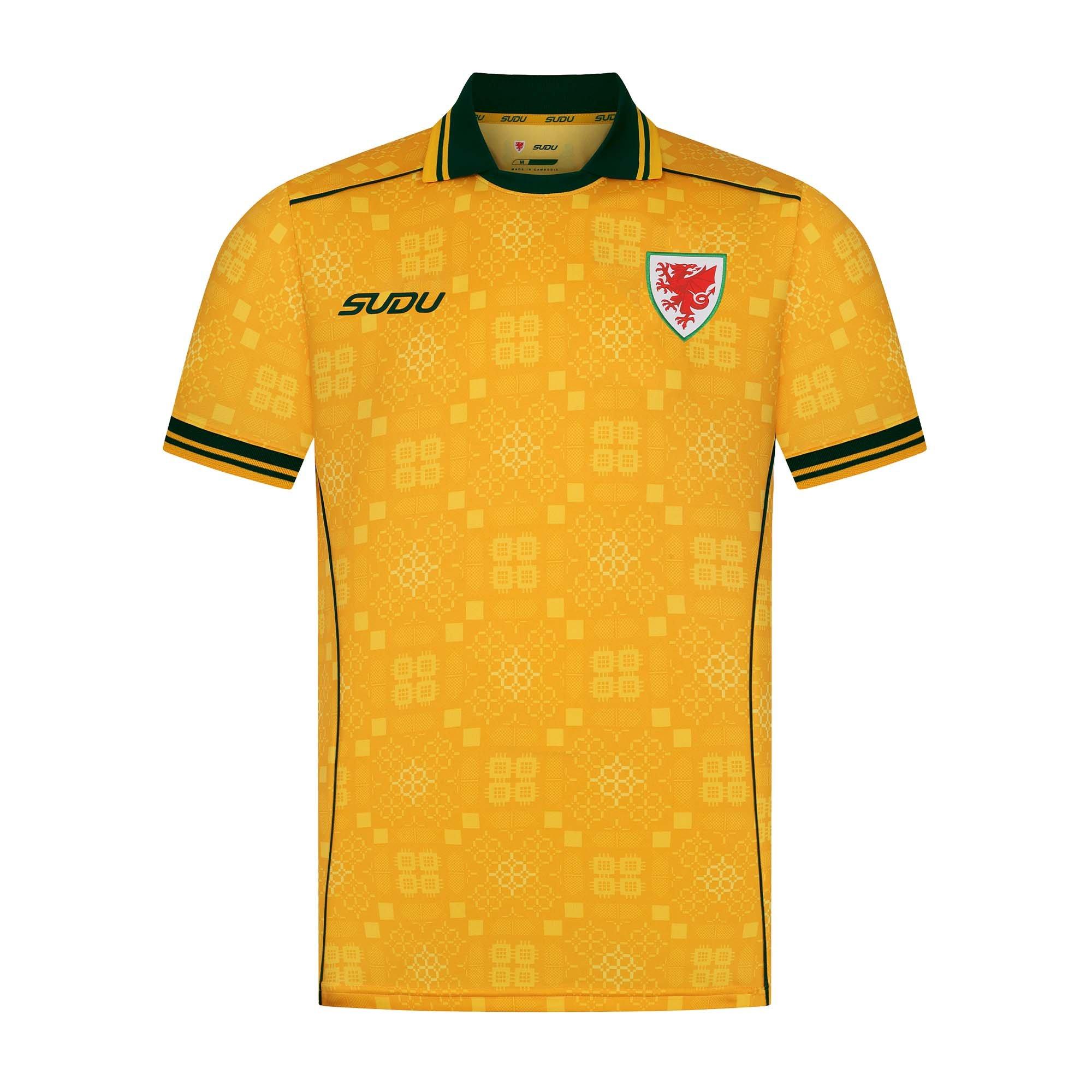Yellow/Green - Sudu - Juniors Wales Away Shirt 2026 - 2