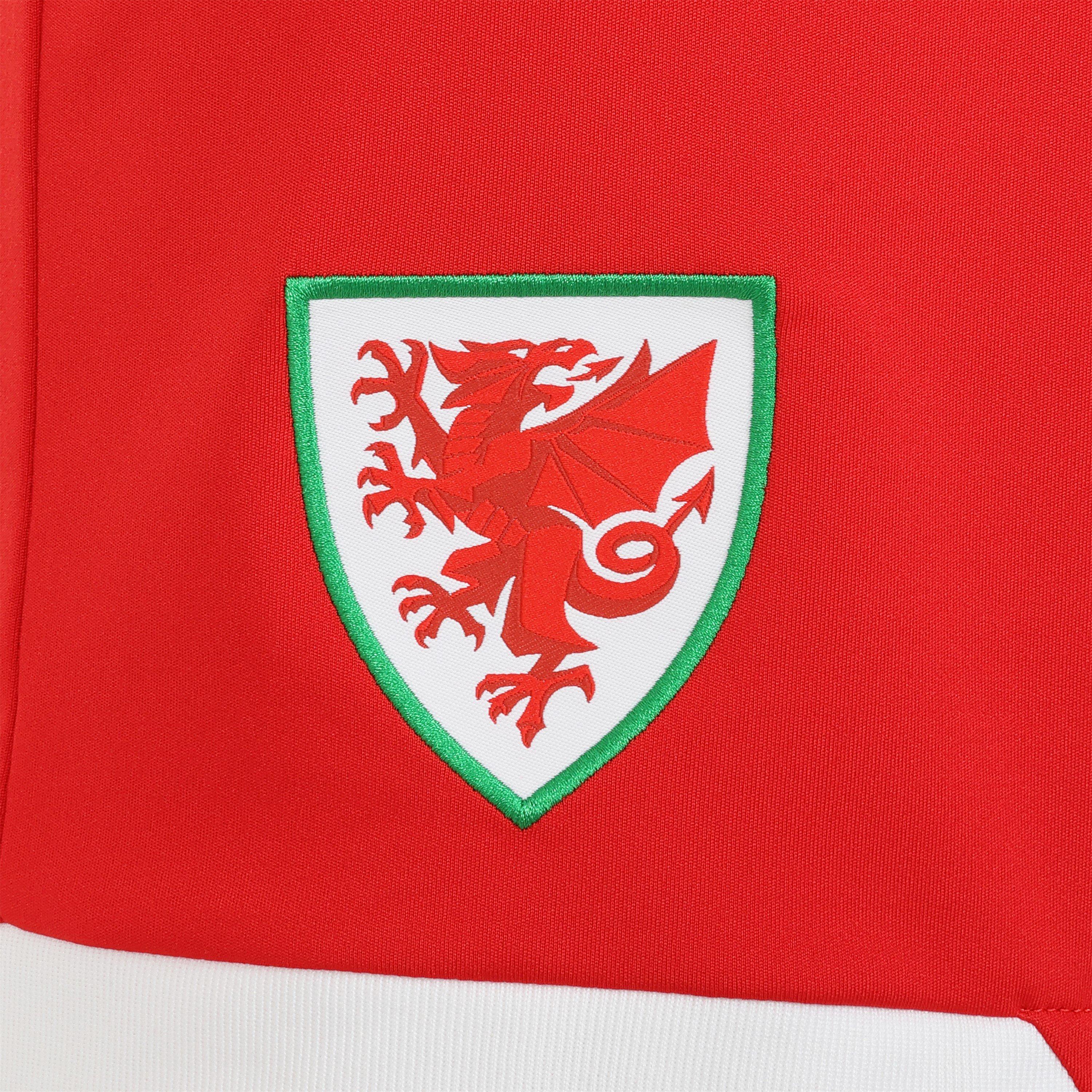 Red/White - Sudu - Wales Football 26/27 Home Shorts Adults - 3