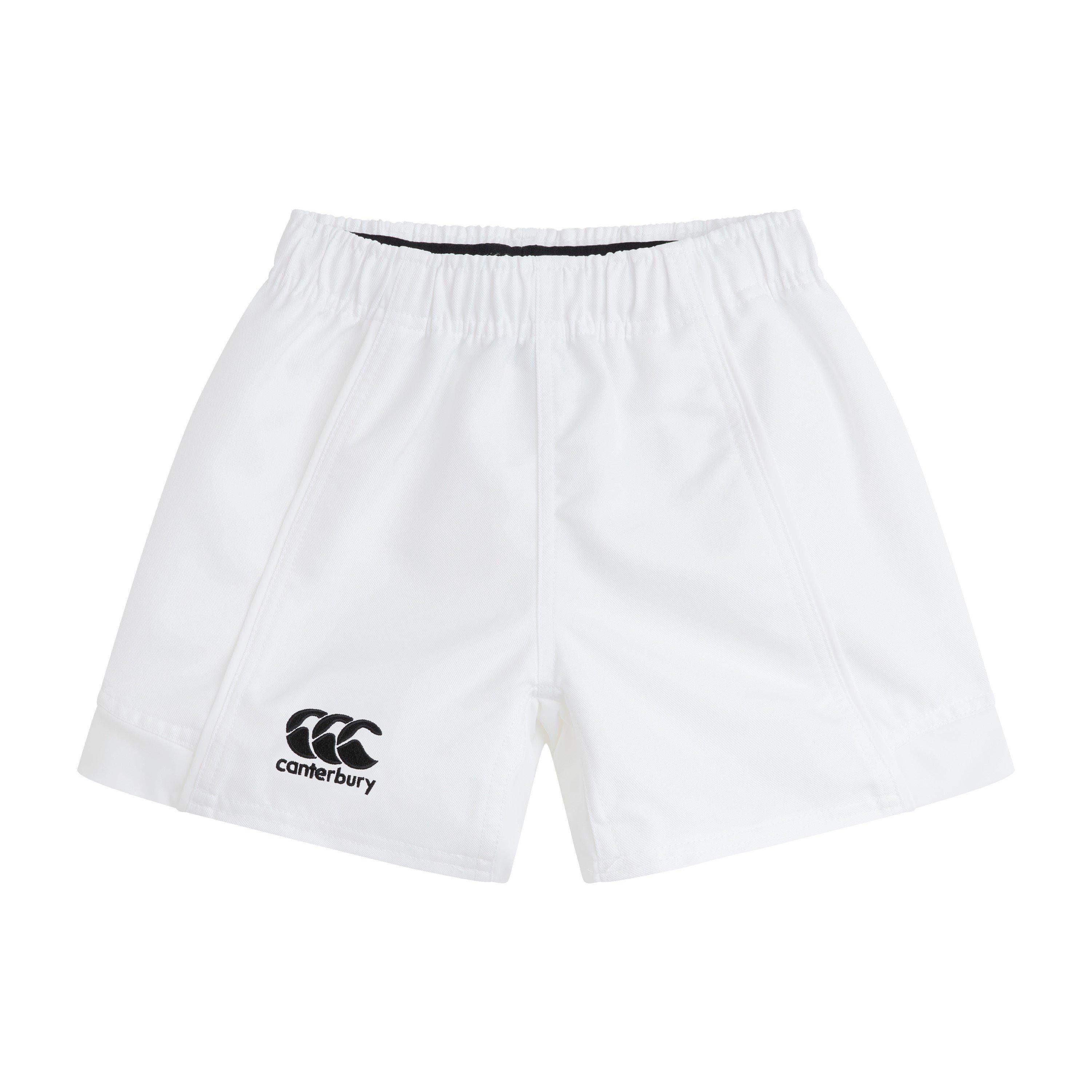White - Canterbury - Unisex Kids' Advanced Rugby Shorts - 1