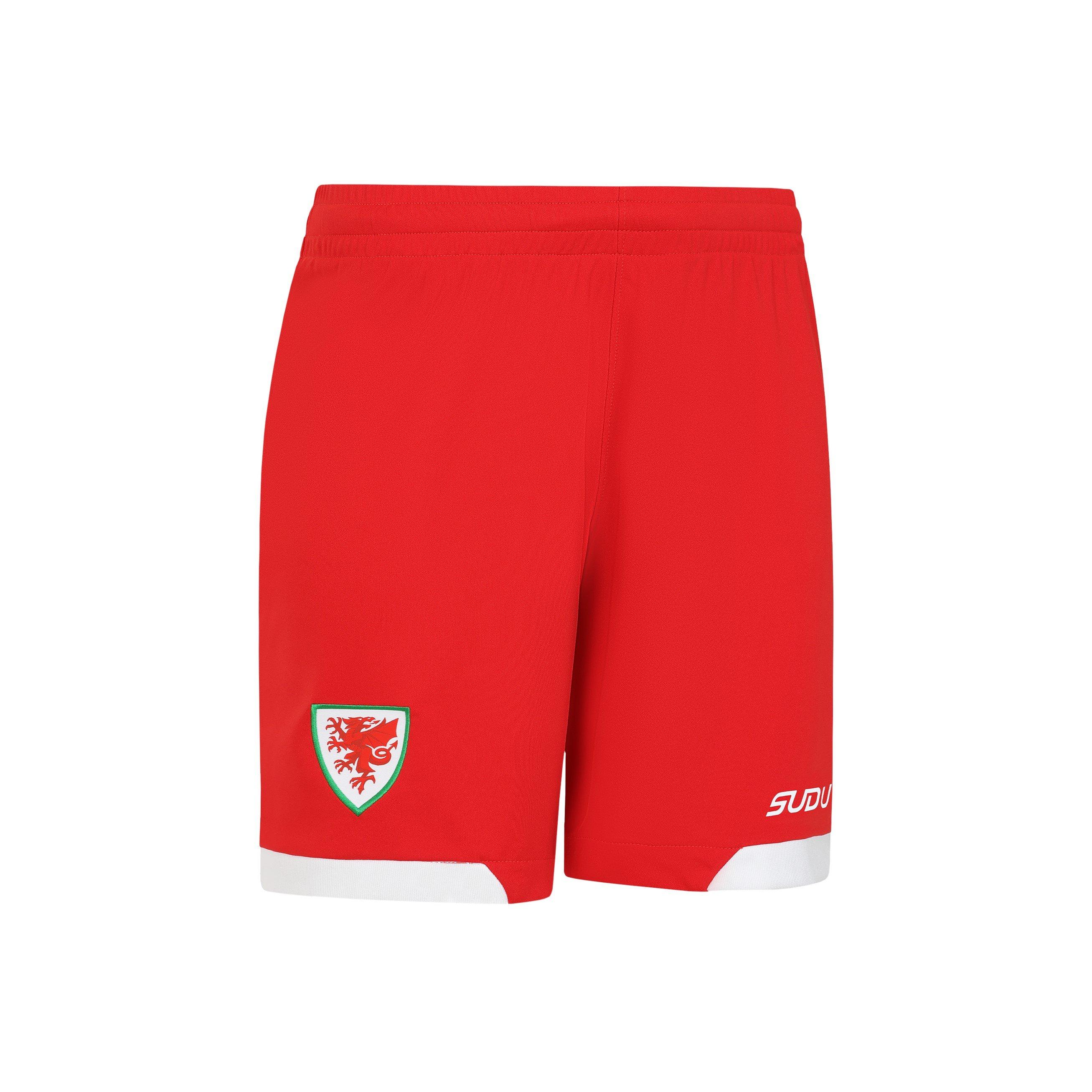 Rojo/Blanco - Sudu - Wales Football 26/27 Home Shorts Juniors - 4