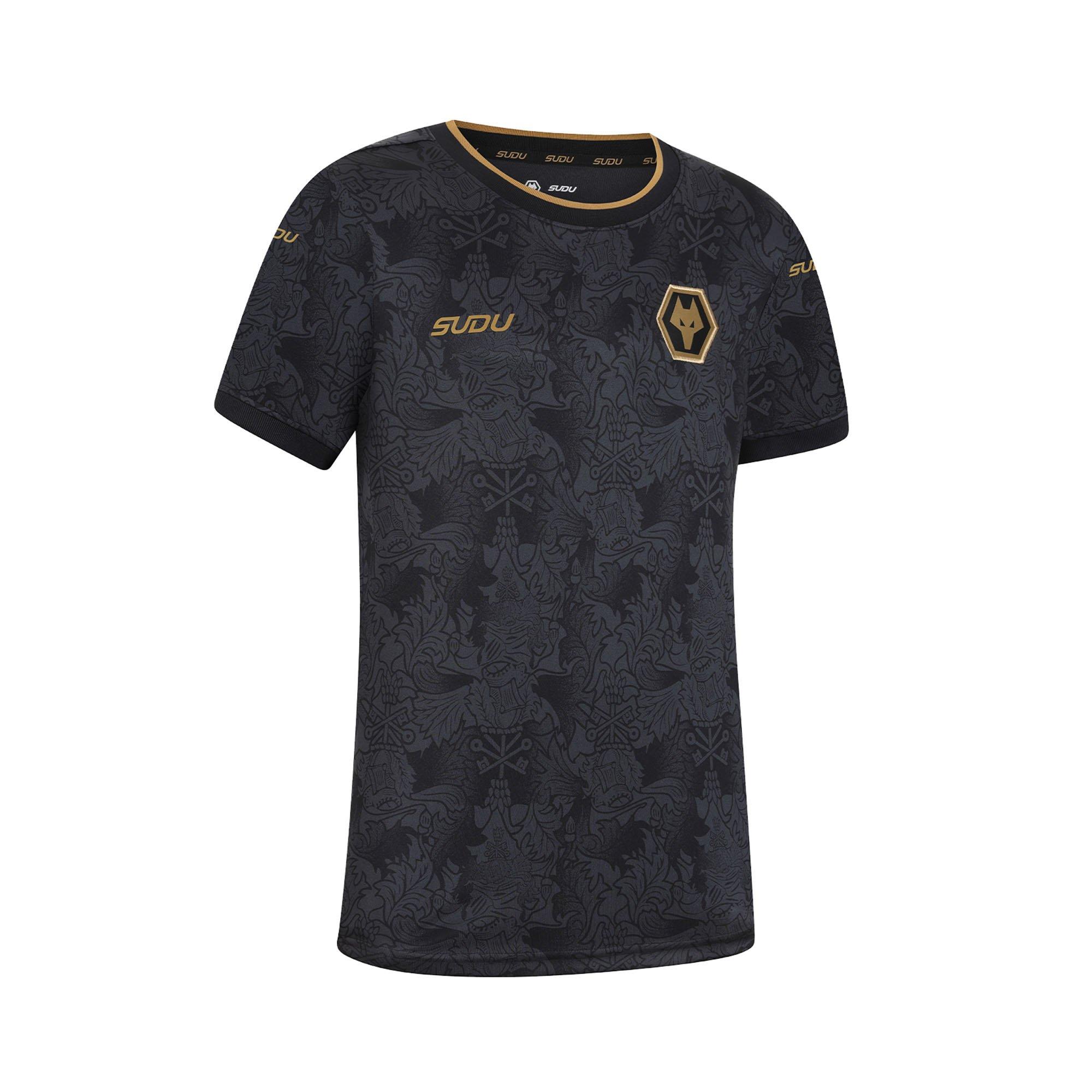 Black/Gold - Sudu - Junior Wolverhampton Wanderers Third Kits 2026/27 - 5