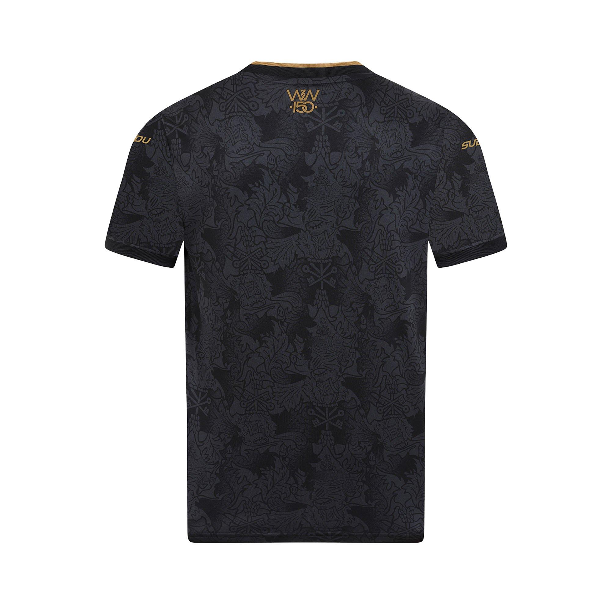 Black/Gold - Sudu - Junior Wolverhampton Wanderers Third Kits 2026/27 - 6