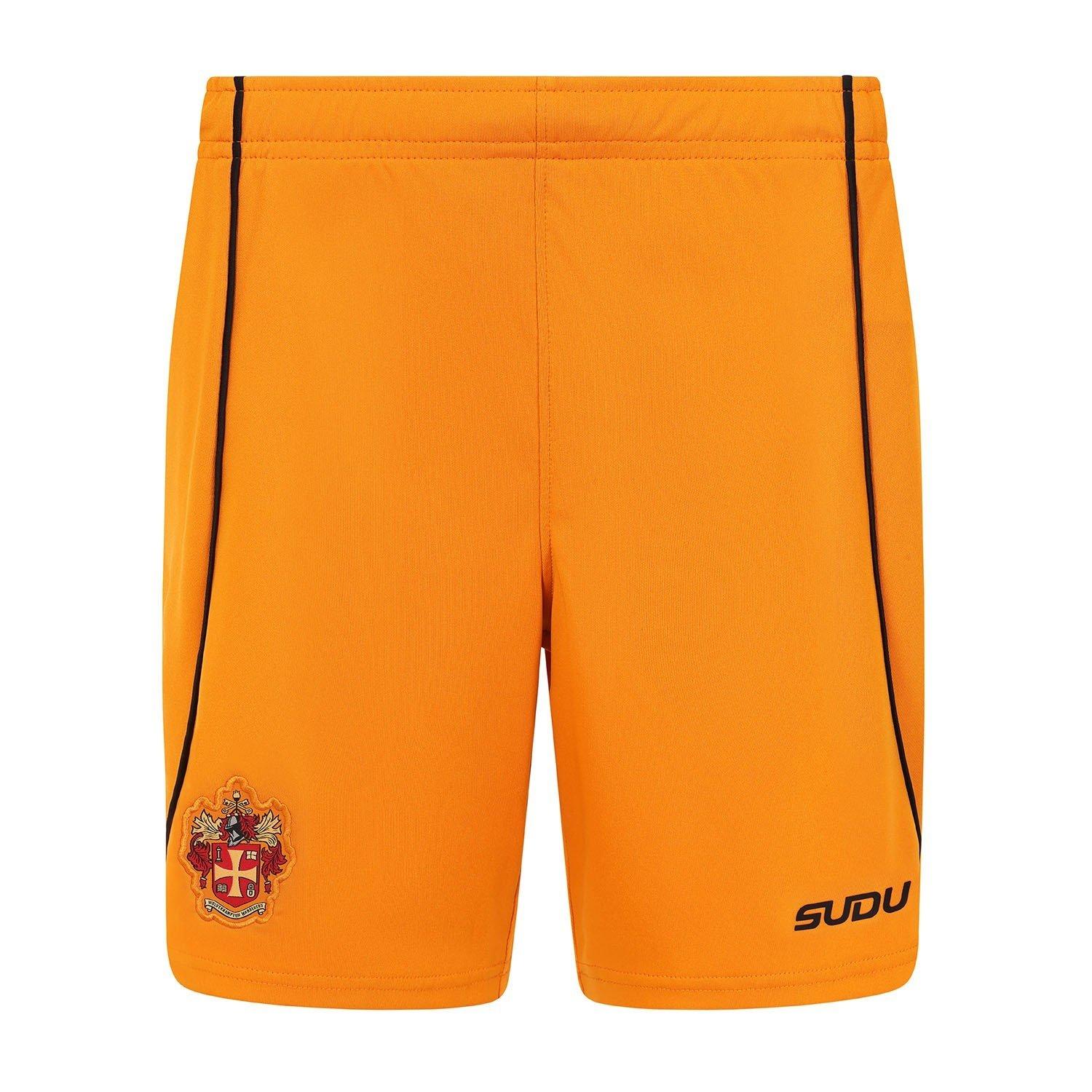 Black/Gold - Sudu - Men's Wolverhampton Wanderers Home 24/25 Football Shorts - 1