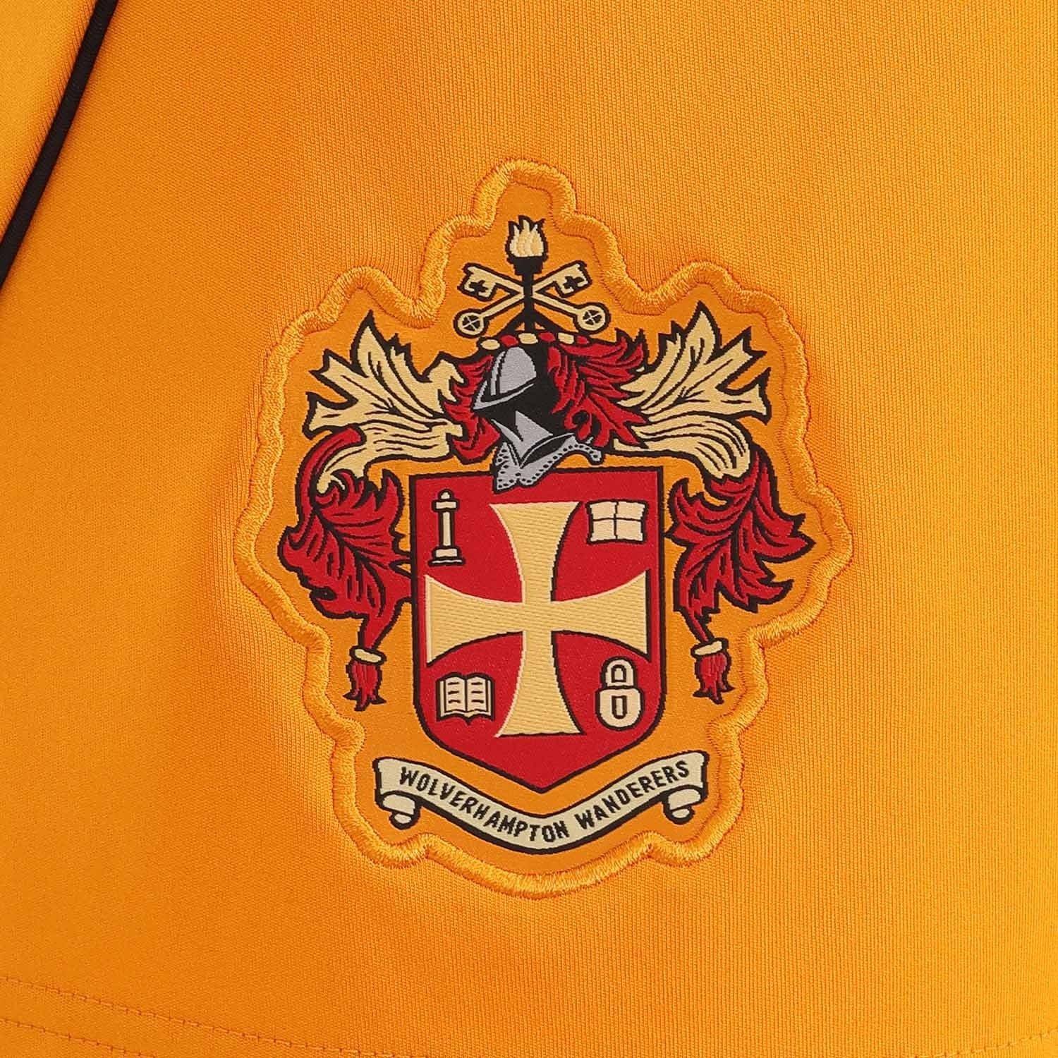 Black/Gold - Sudu - Men's Wolverhampton Wanderers Home 24/25 Football Shorts - 3