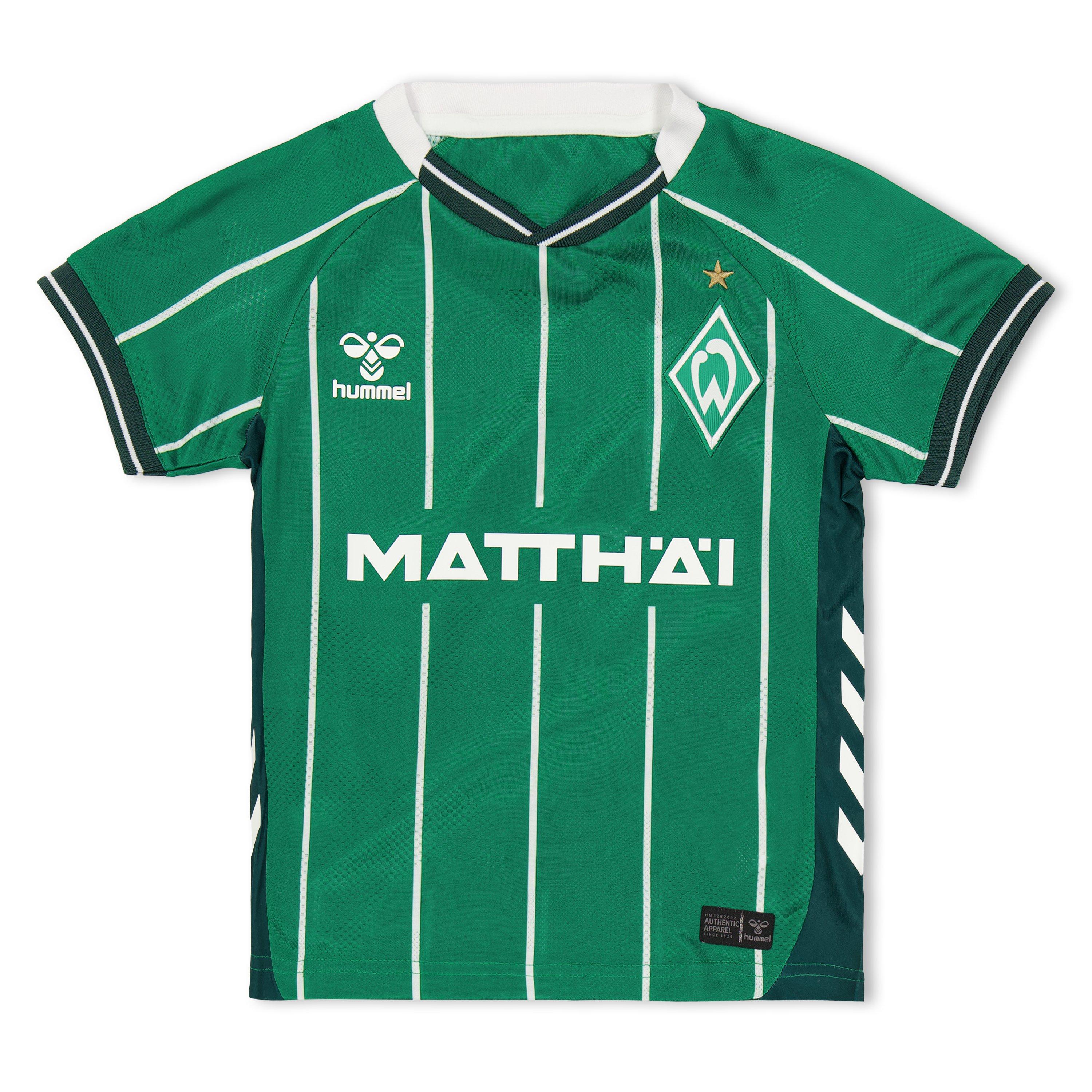 Green - Hummel - Werder Bremen Home Shirt 2025 2026 Juniors - 1