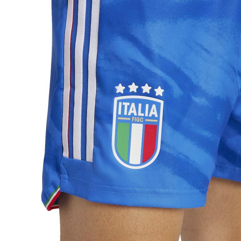 Bleu - adidas - Italy Home Shorts 2023 Mens - 5
