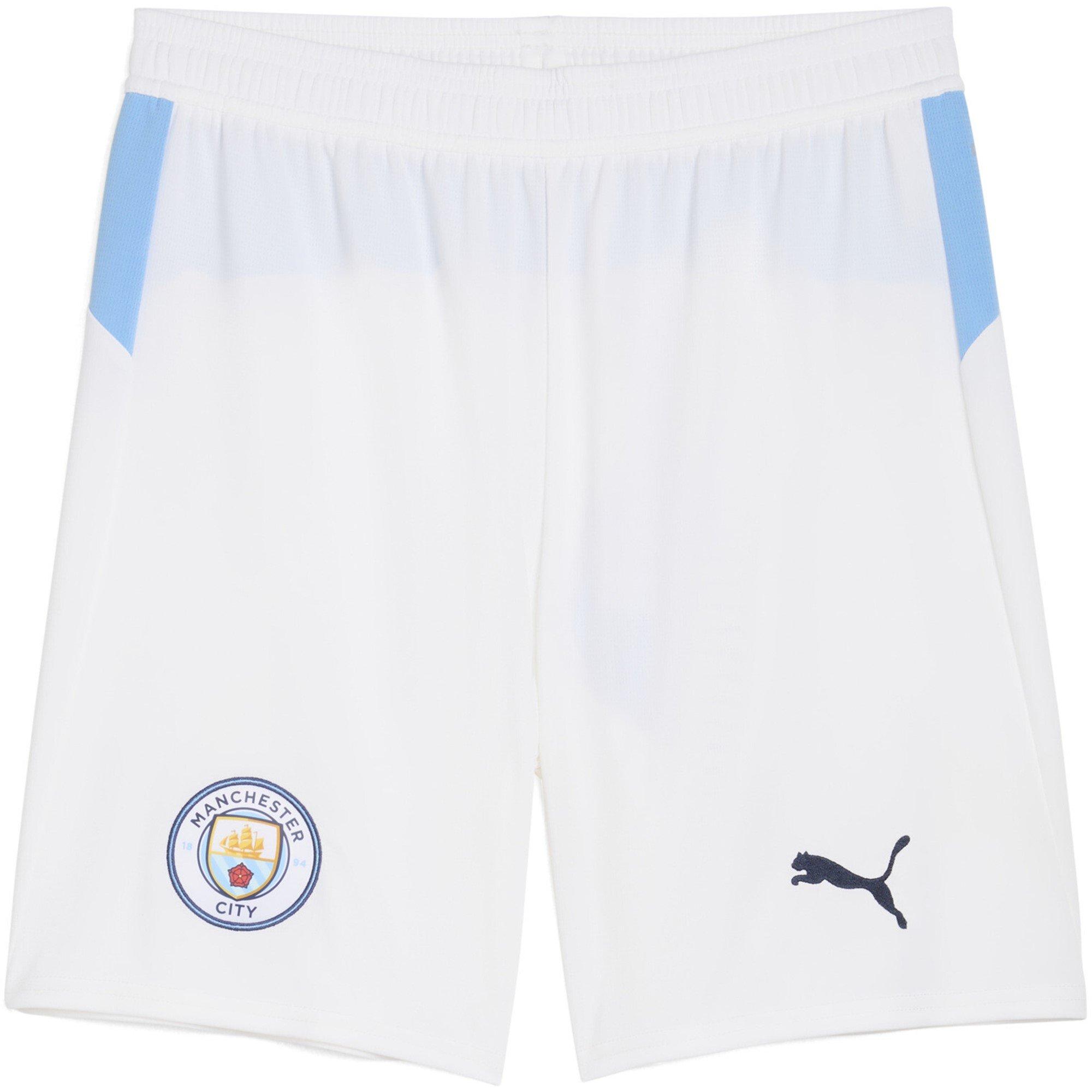 Puma Men's Manchester City Home Shorts 2025 2026 Adults - White - L