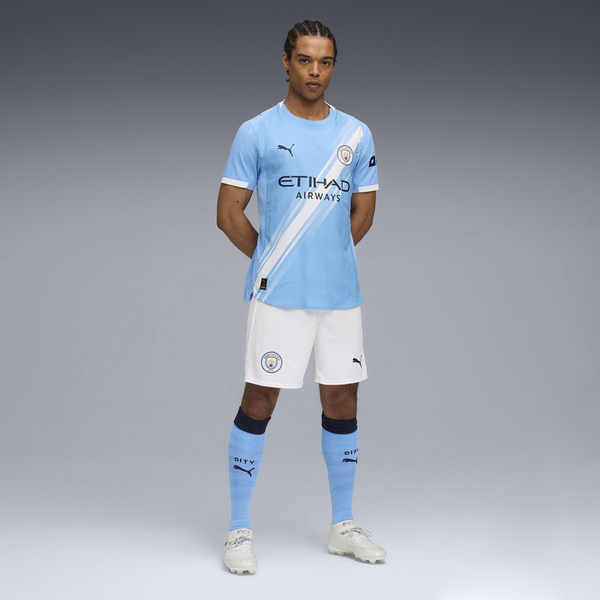 White - Puma - Manchester City Home Shorts 2025 2026 Adults - 7