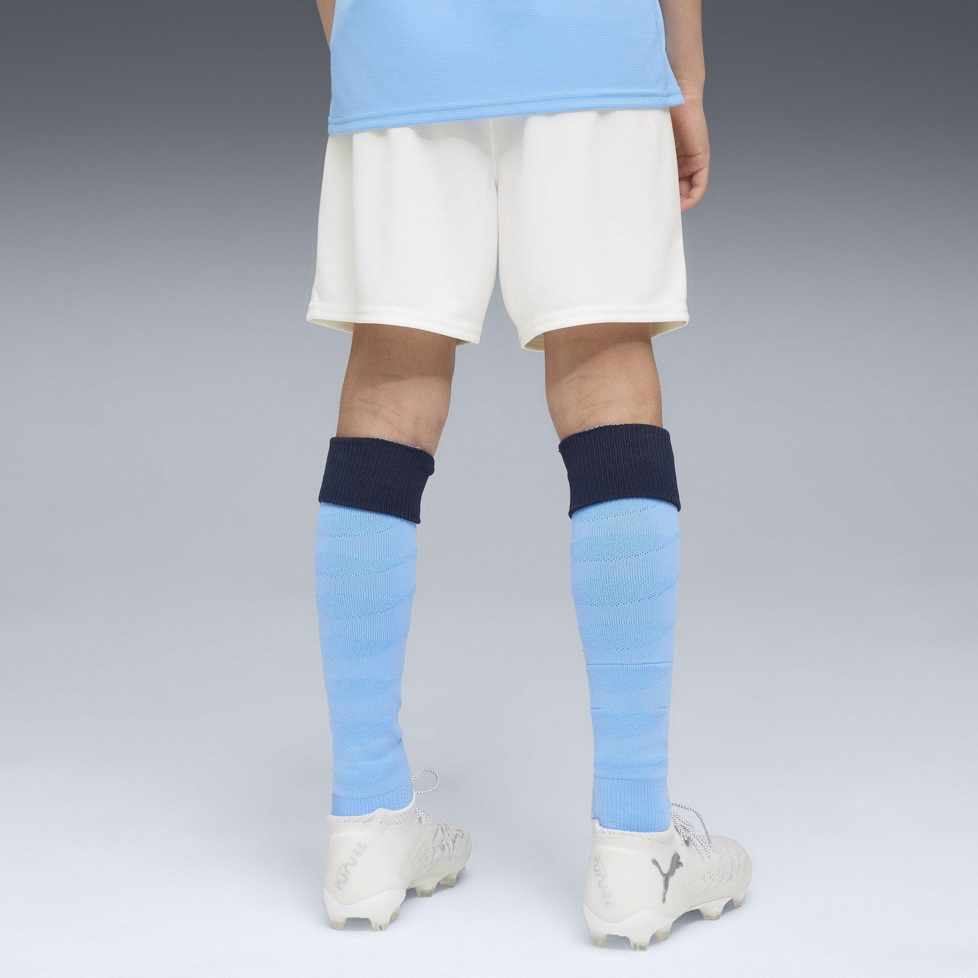 Blanc - Puma - Manchester City Home Shorts 2025 2026 Juniors - 5