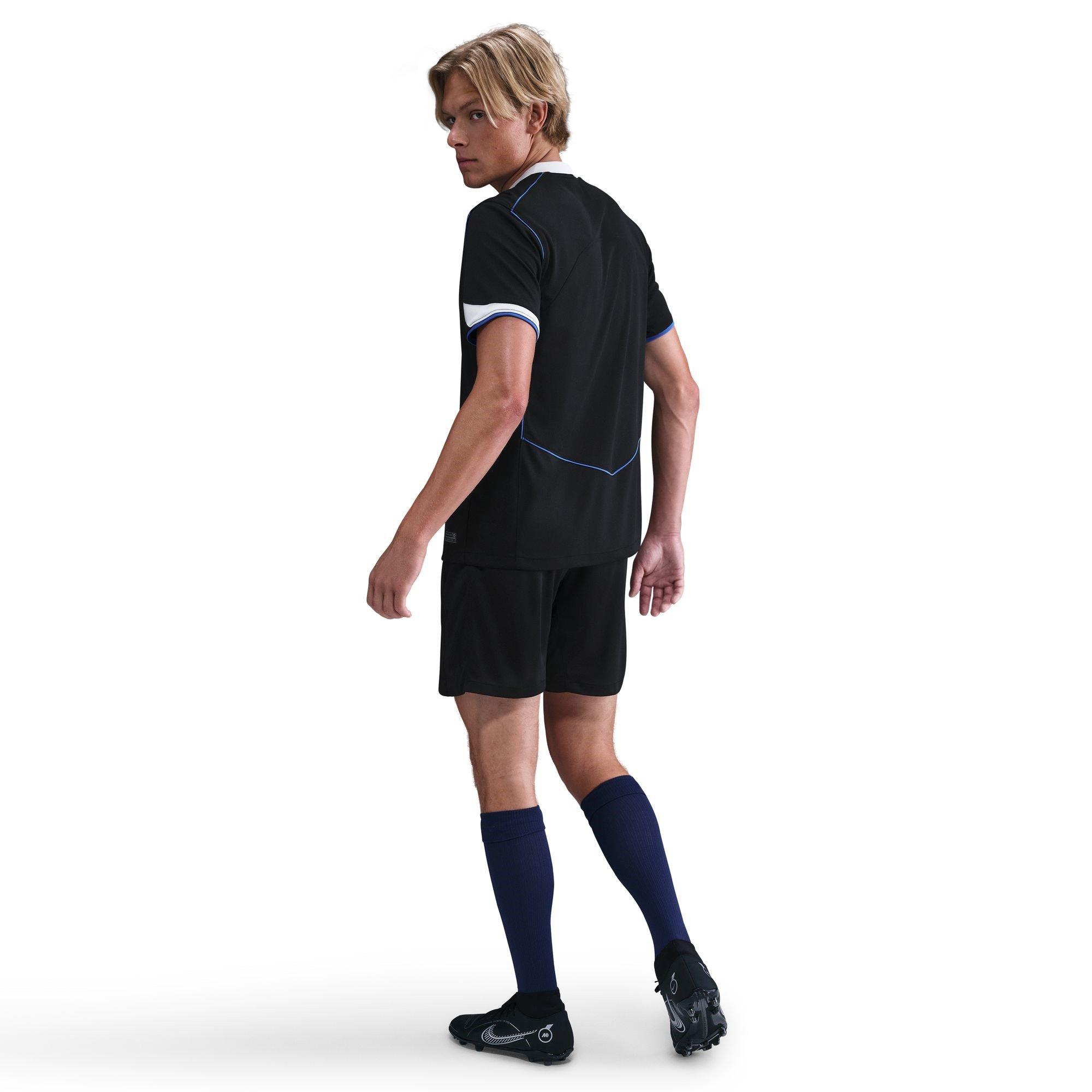 Black/Silver - Nike - Chelsea Third Shorts 2025 2026 Adults - 4