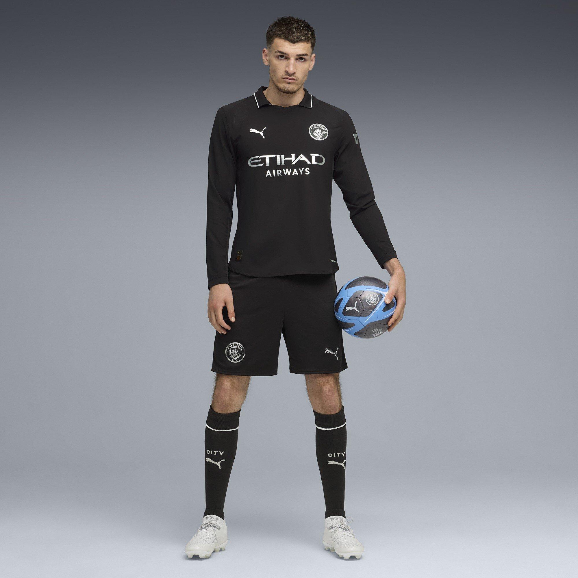 Black - Puma - Manchester City Away Shorts 2025 2026 Adults - 7