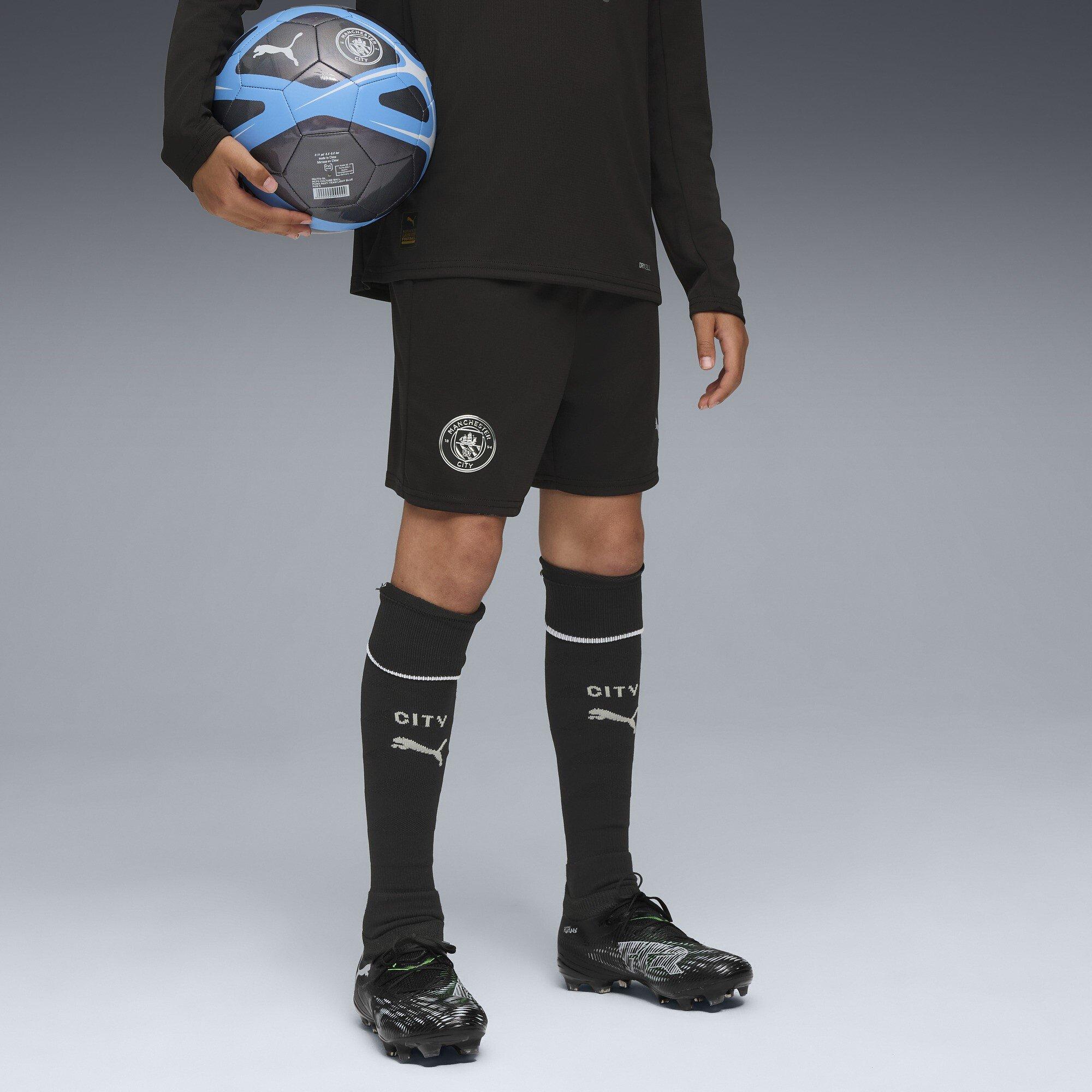 Noir - Puma - Manchester City Away Shorts 2025 2026 Juniors - 3