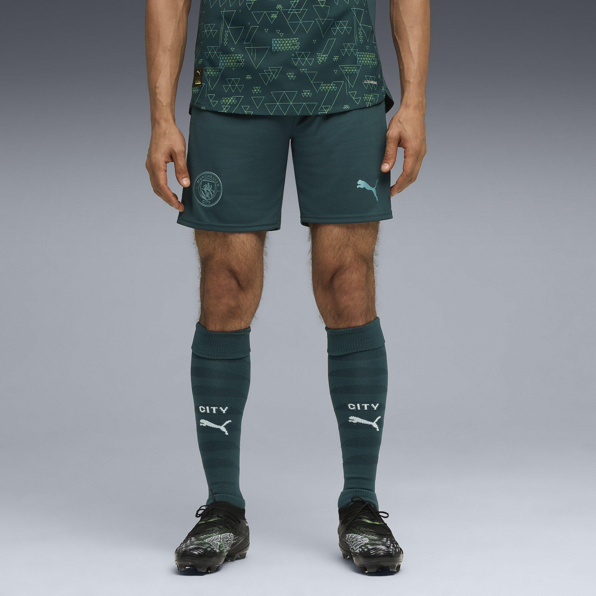 Green - Puma - Manchester City Fourth Shorts 2025 2026 Mens - 3