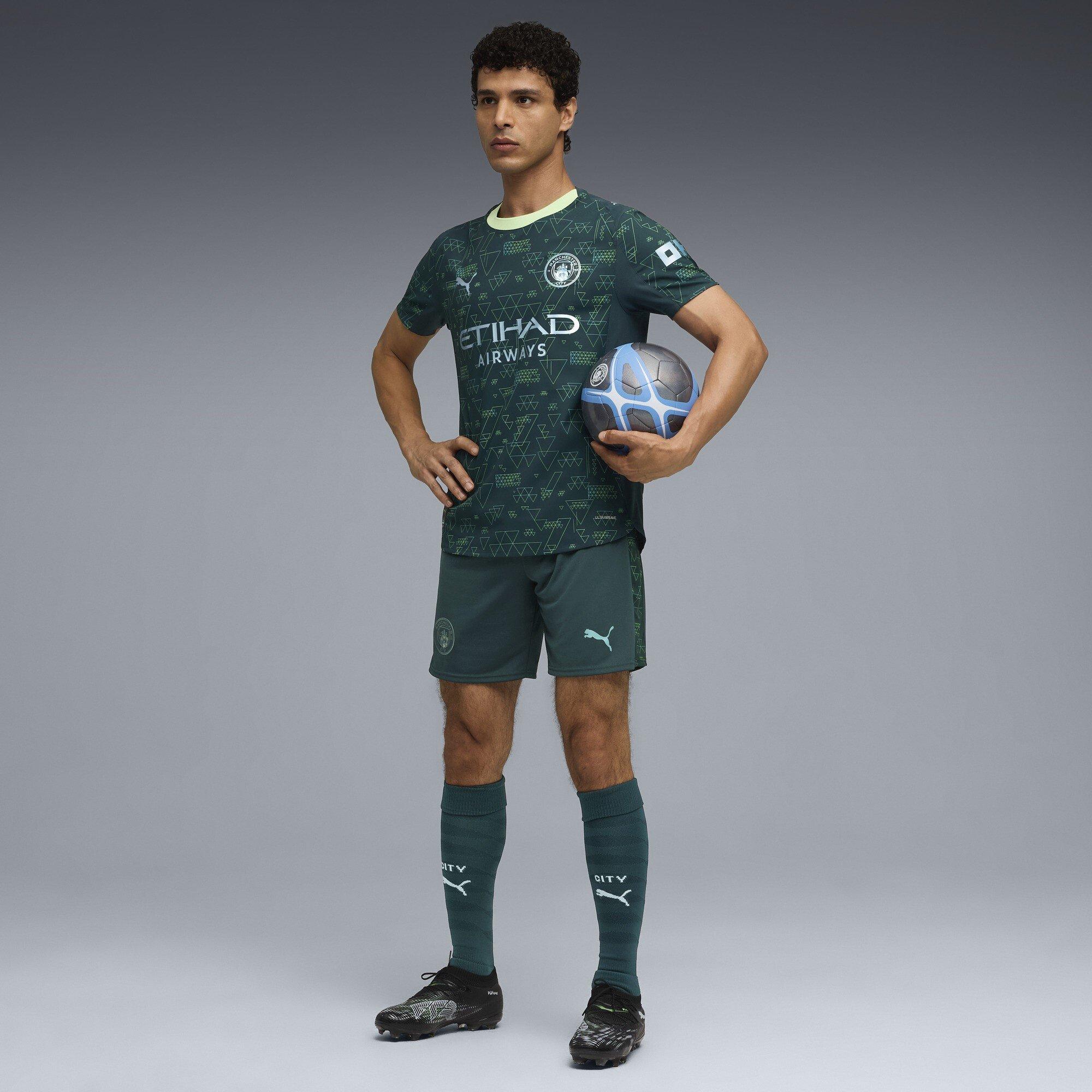 Green - Puma - Manchester City Fourth Shorts 2025 2026 Mens - 7