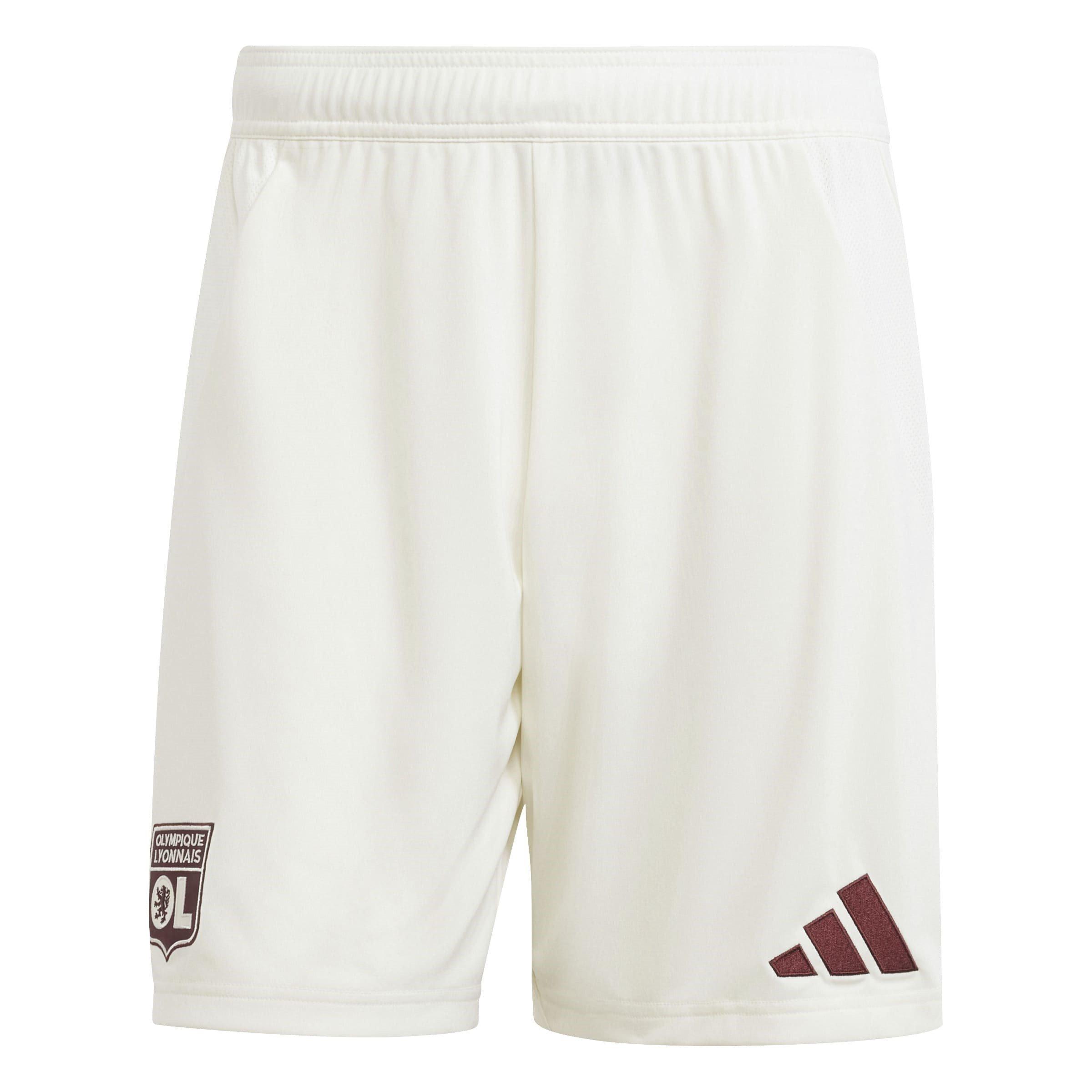 Ivory/Ivory - adidas - Olympique Lyon Third Shorts 2025 2026 Adults - 1