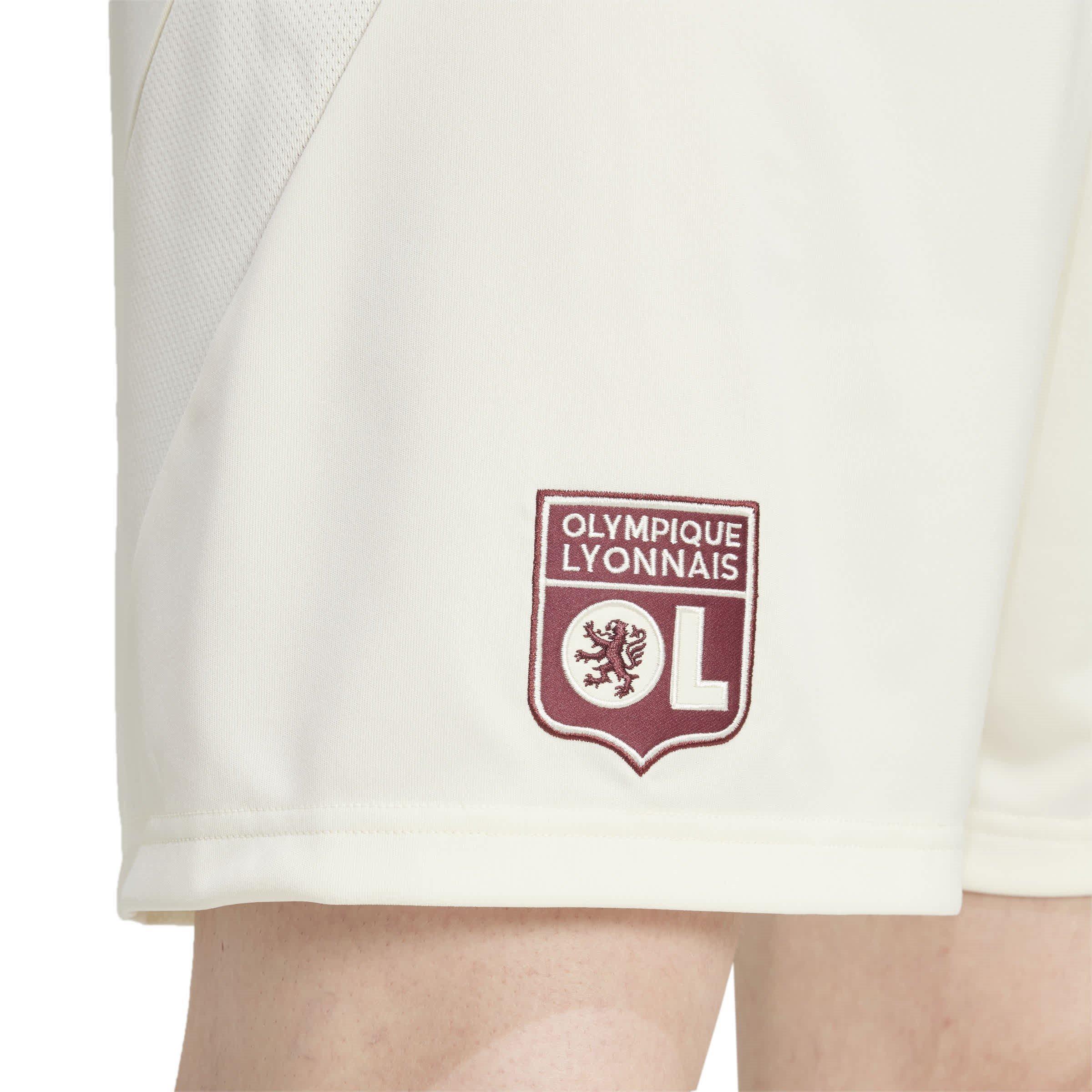 Ivoire/Ivoire - adidas - Olympique Lyon Third Shorts 2025 2026 Adults - 5