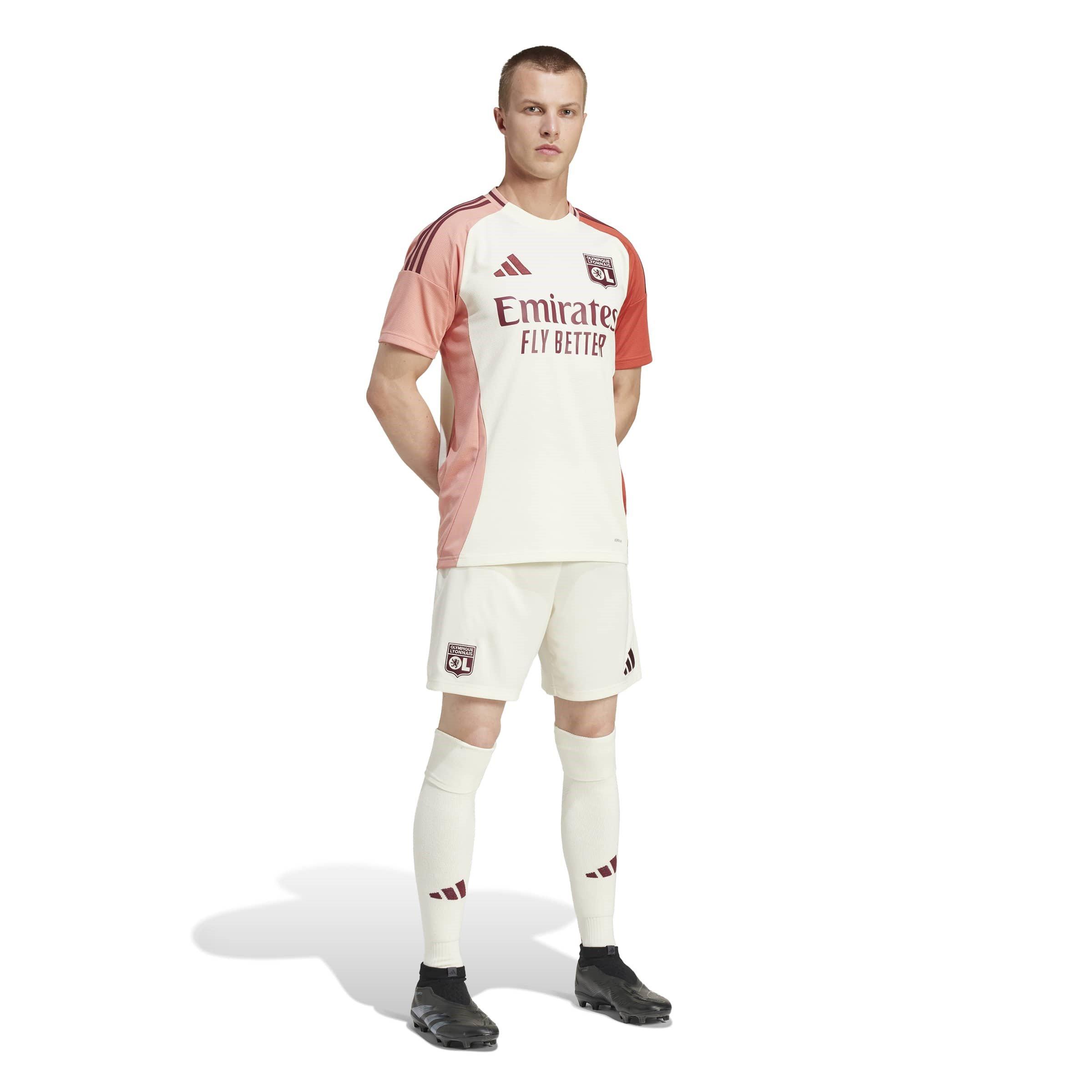 Ivoire/Ivoire - adidas - Olympique Lyon Third Shorts 2025 2026 Adults - 7