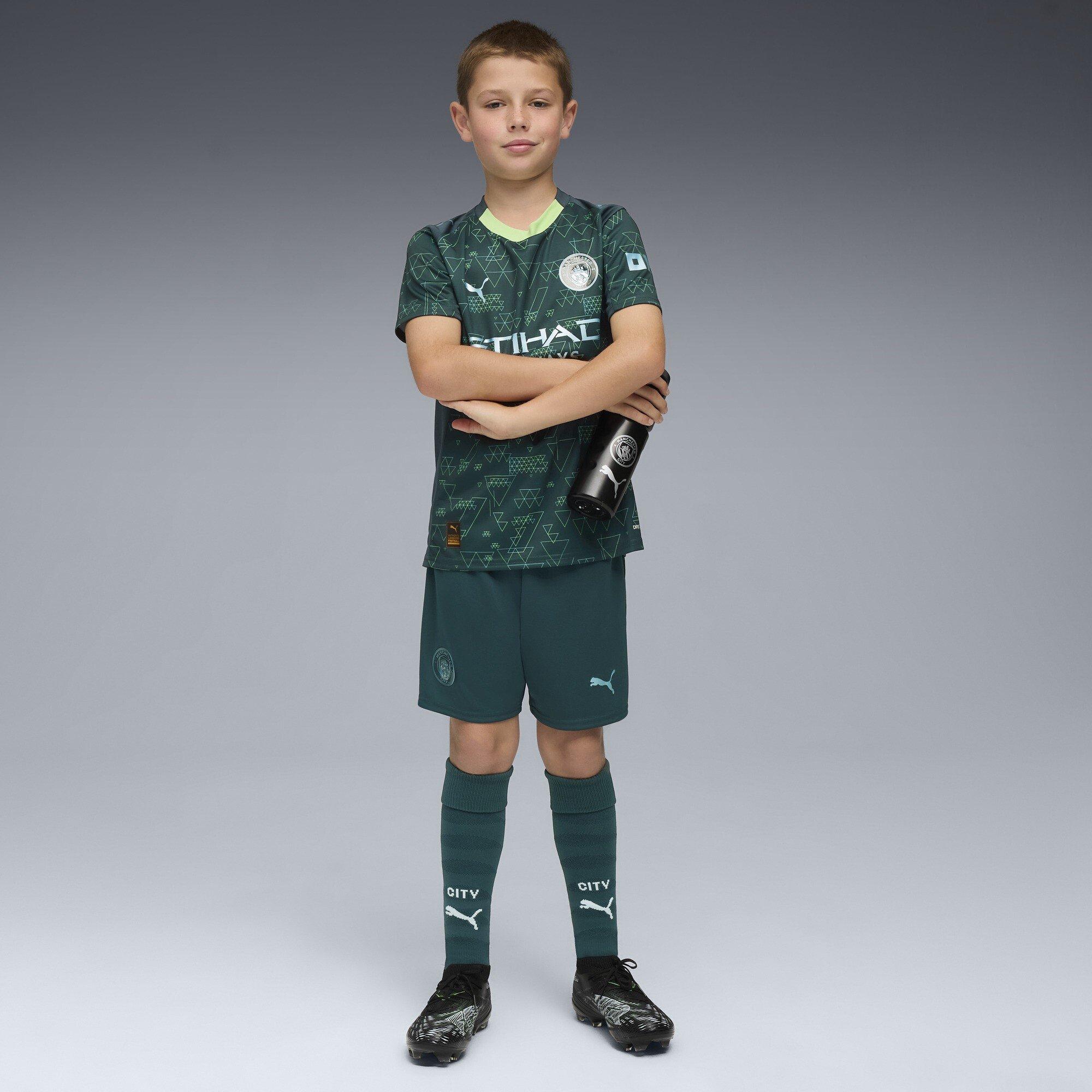 Green - Puma - Manchester City Fourth Shorts 2025 2026 Juniors - 6