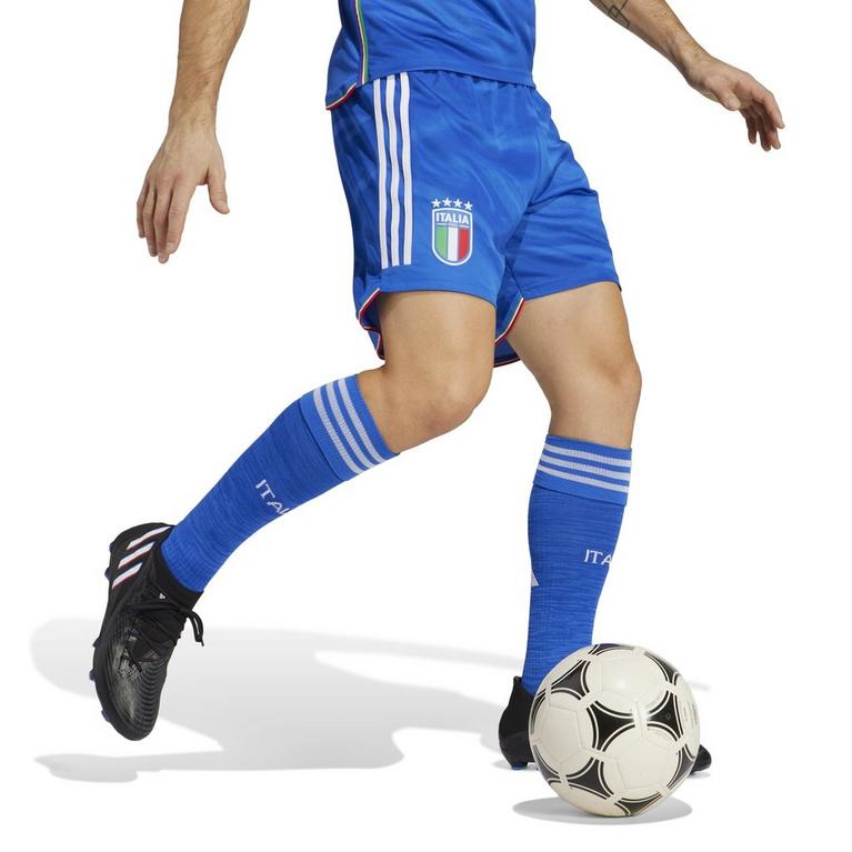 Azul - adidas - Italy Home Short Mens - 4