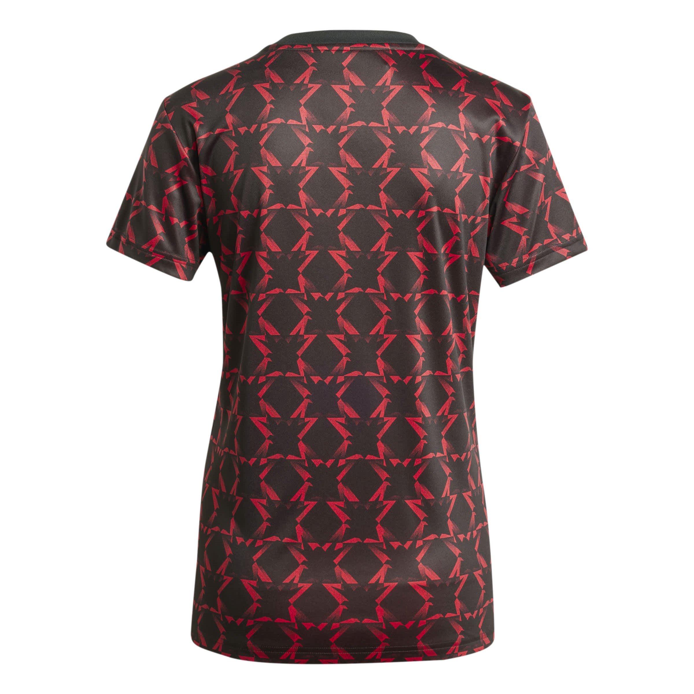 Schwarz/Mufc Rot - adidas - Manchester United Pre-Match Shirt 2024 2025 Womens - 2