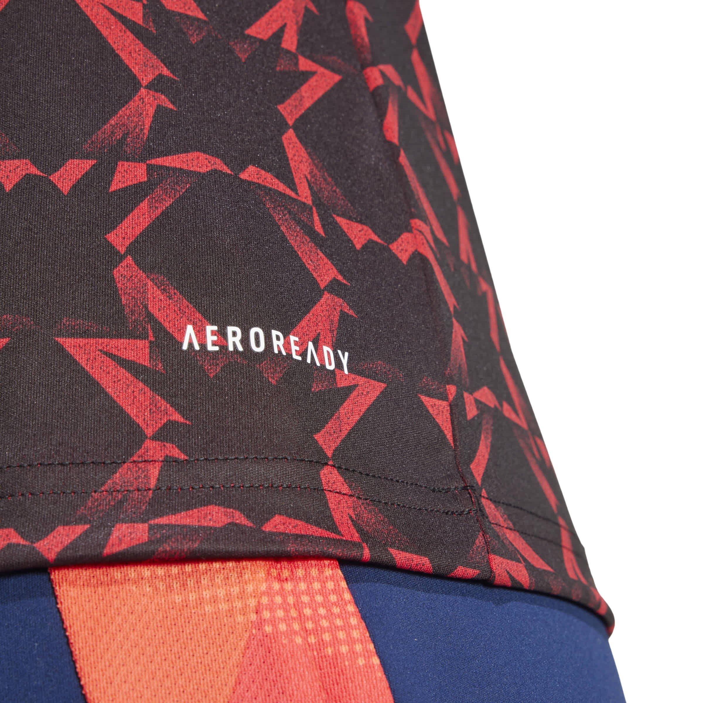 Schwarz/Mufc Rot - adidas - Manchester United Pre-Match Shirt 2024 2025 Womens - 6