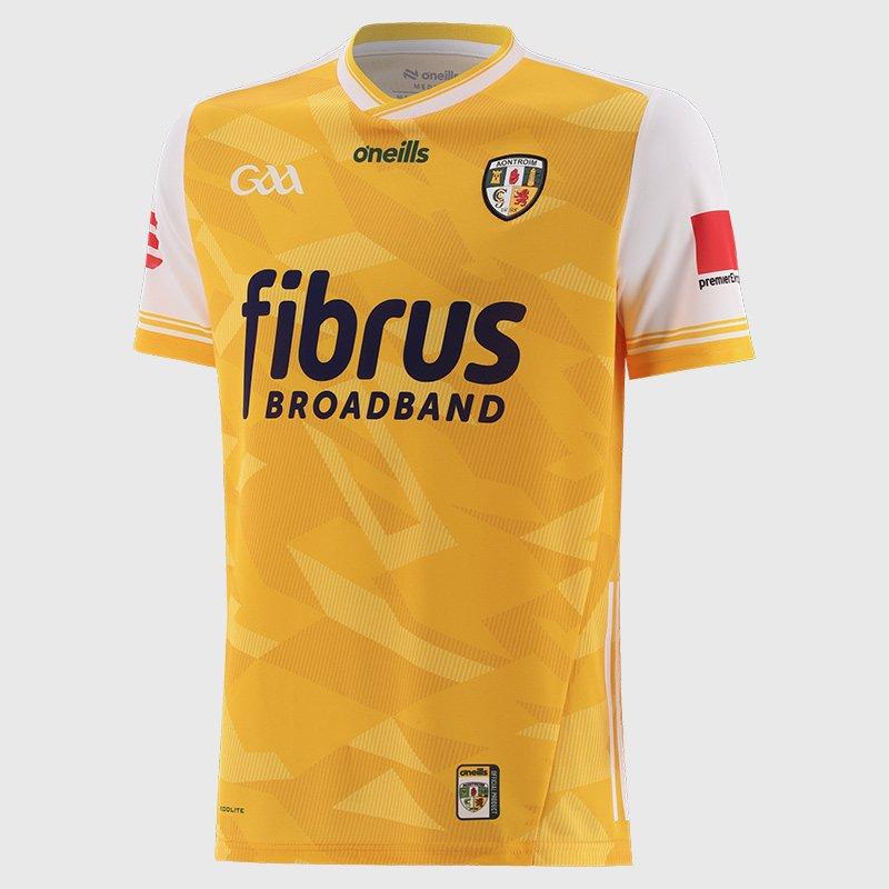 Amber/White - ONeills - ONeills Antrim Home Jersey Senior - 1